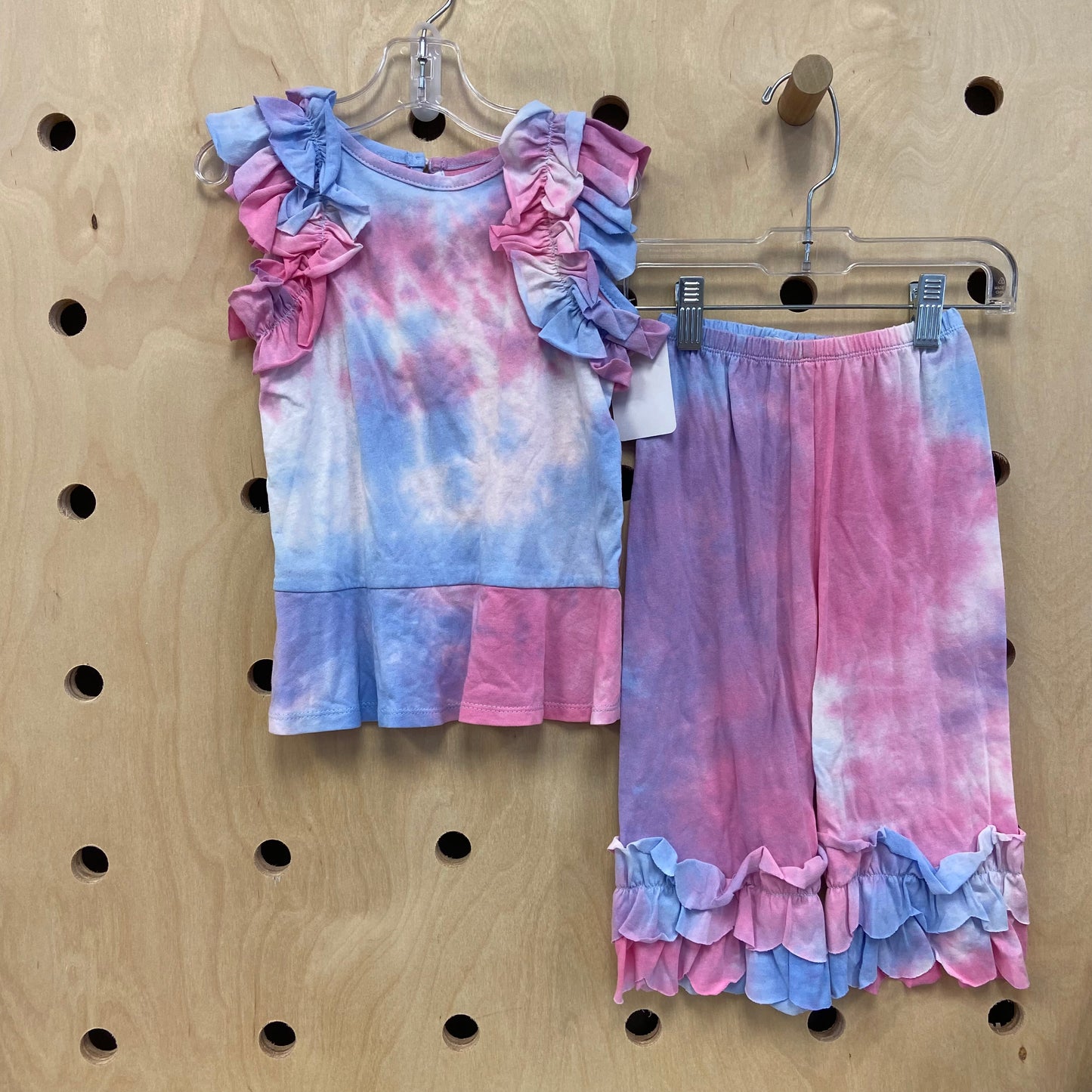 Blue + Pink Tie Dye Outfit