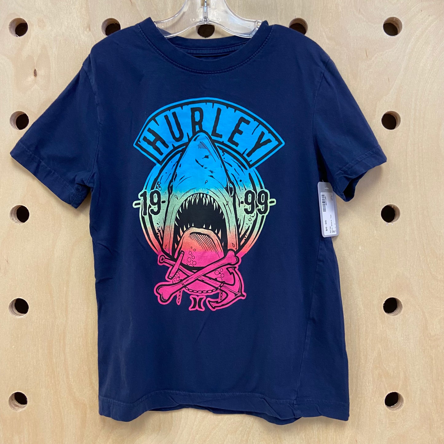 Navy Shark Tee