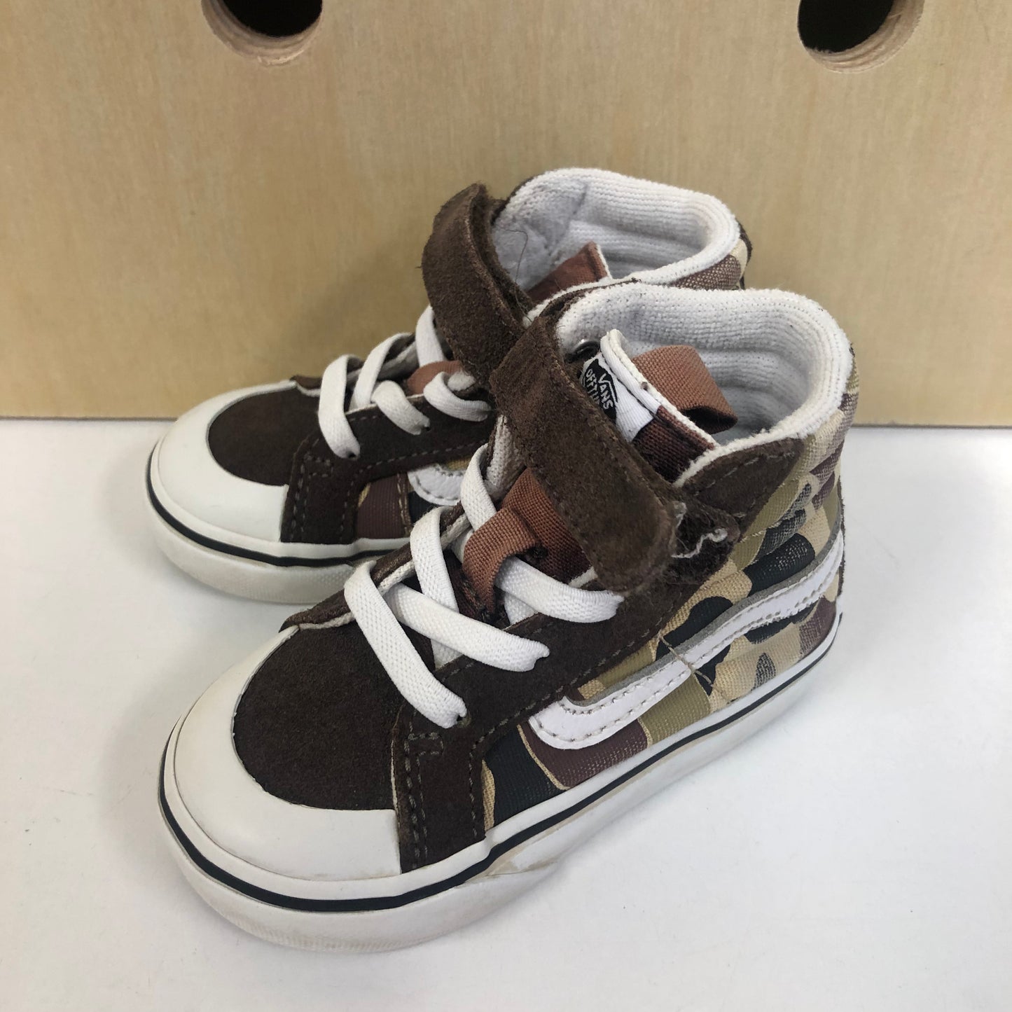 Brown Camo Hi-Tops