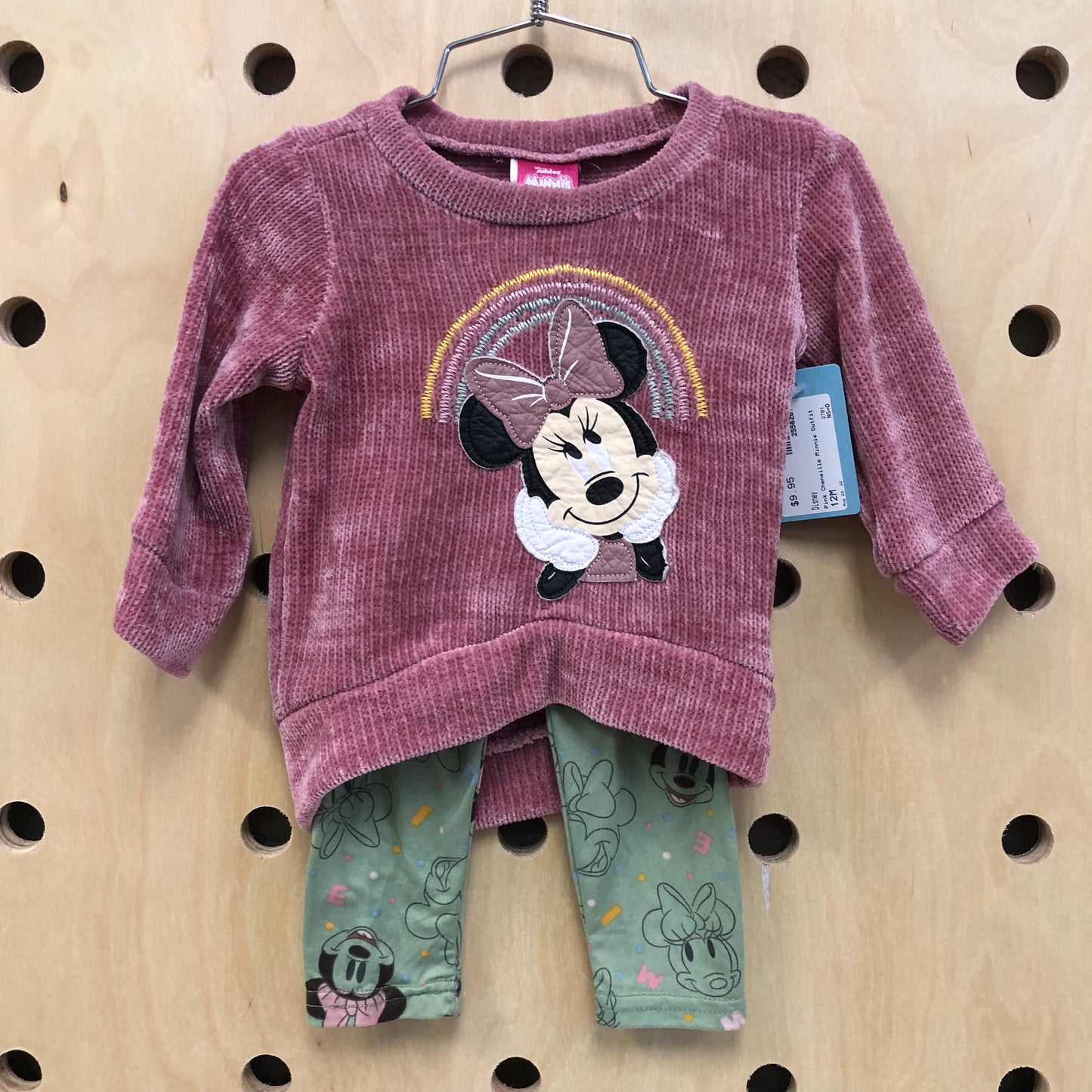 Pink Cheneille Minnie Outfit