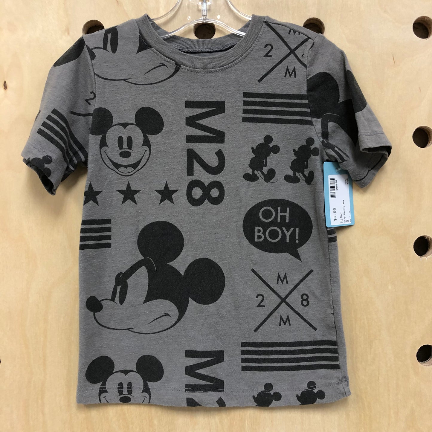 Grey Mickey Tee