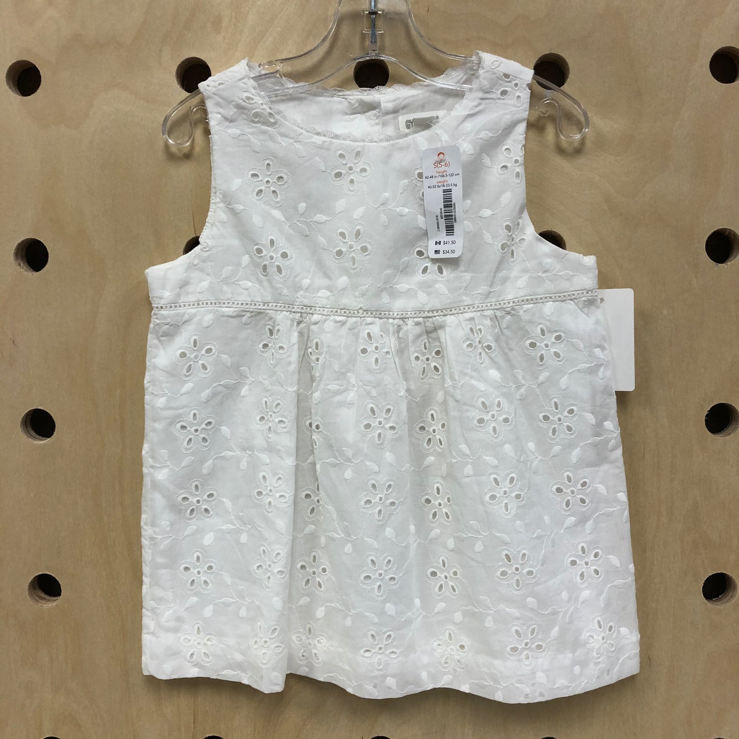 White Eyelet Top NEW