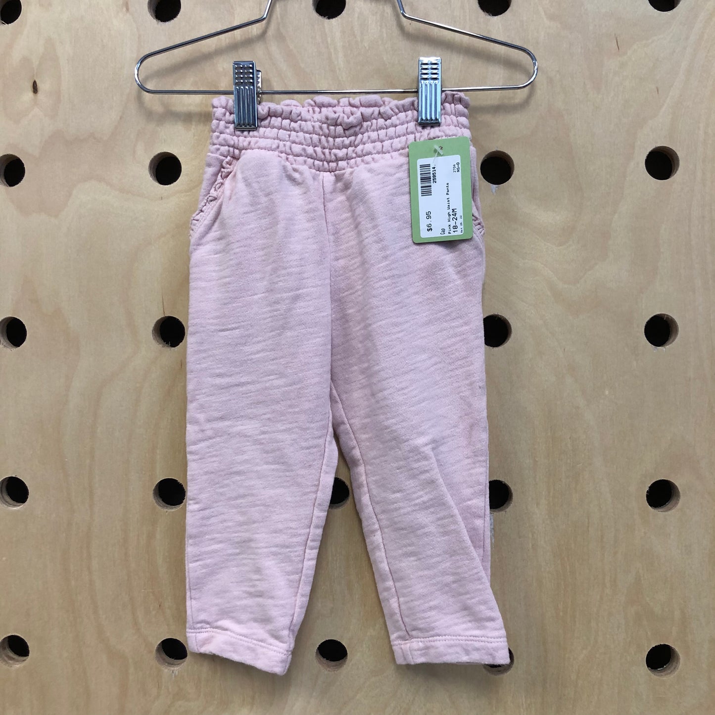 Pink High Waist Pants