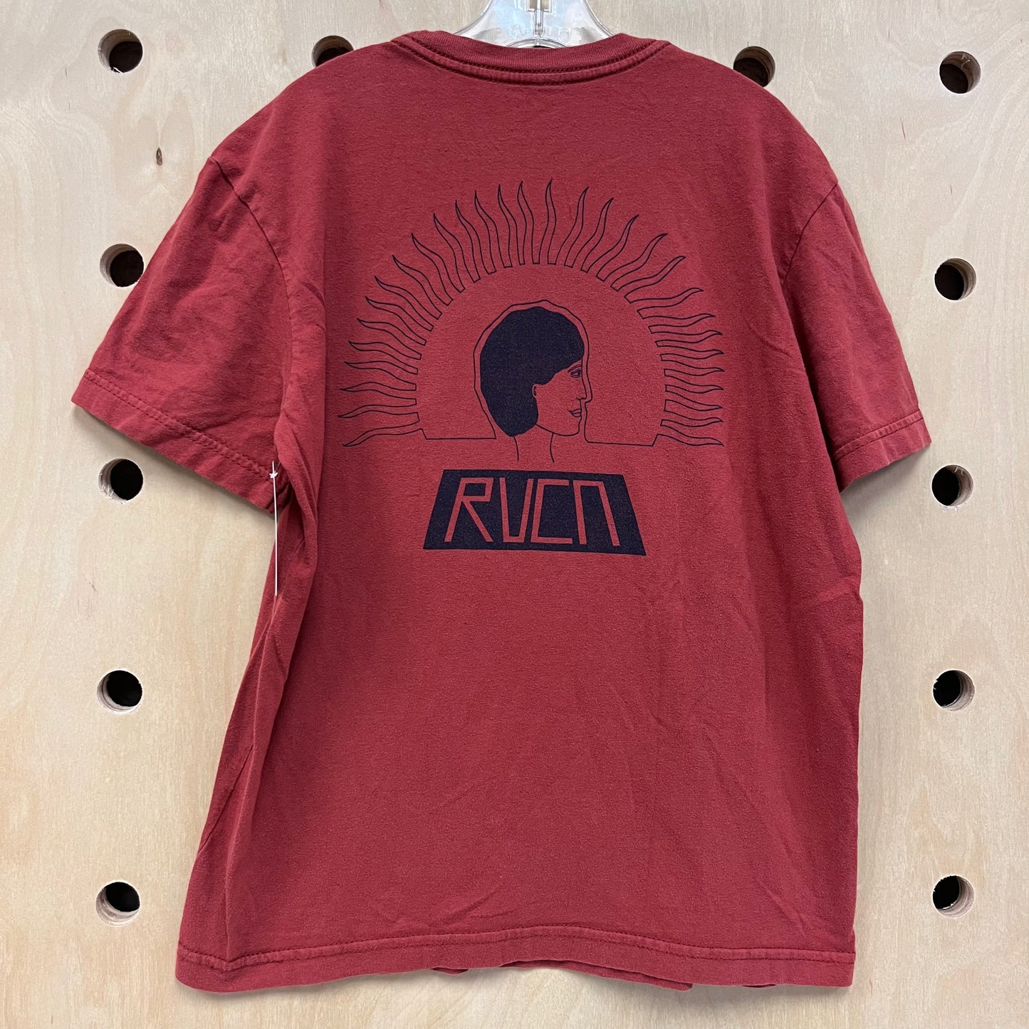 Rust Sun + Person Graphic Tee