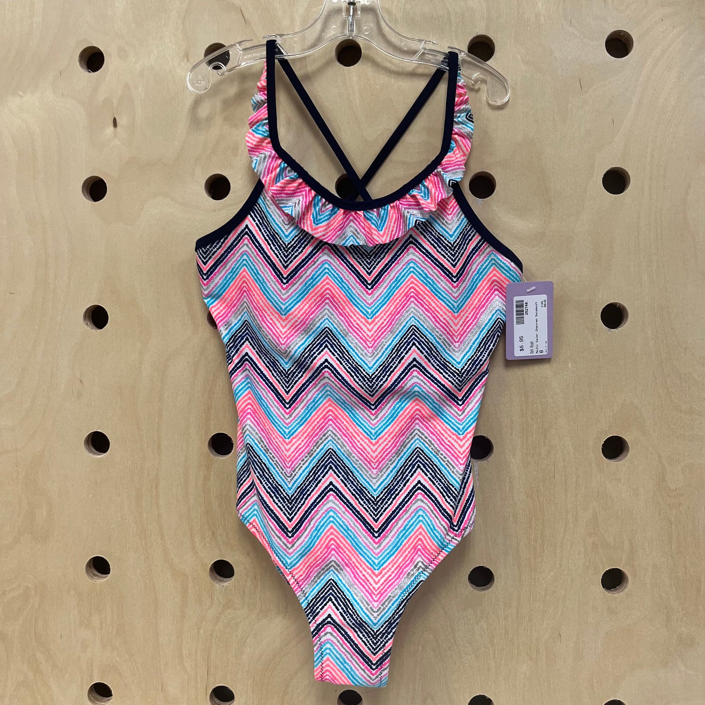 Multi Color Chevron Swimsuit