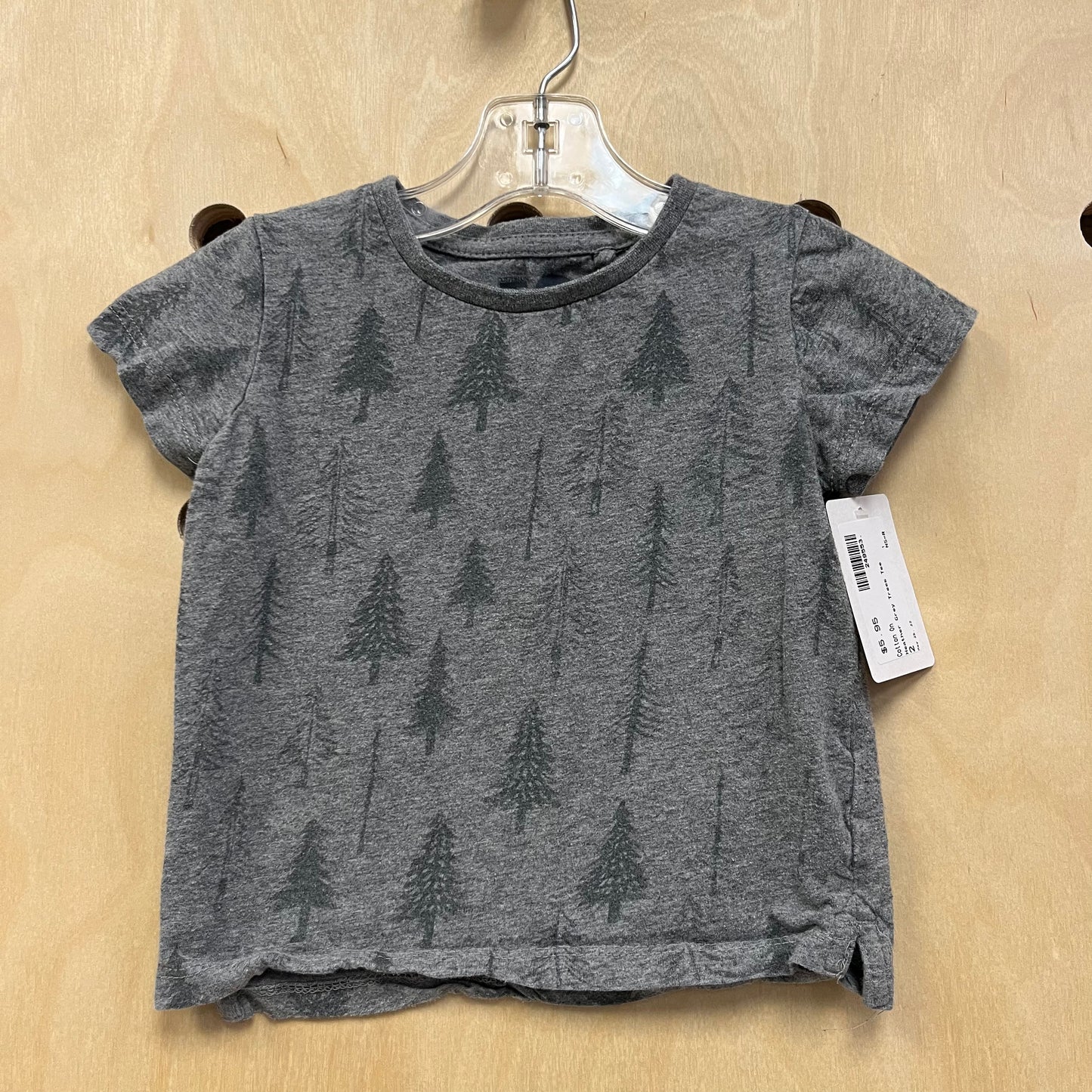 Heather Grey Trees Tee