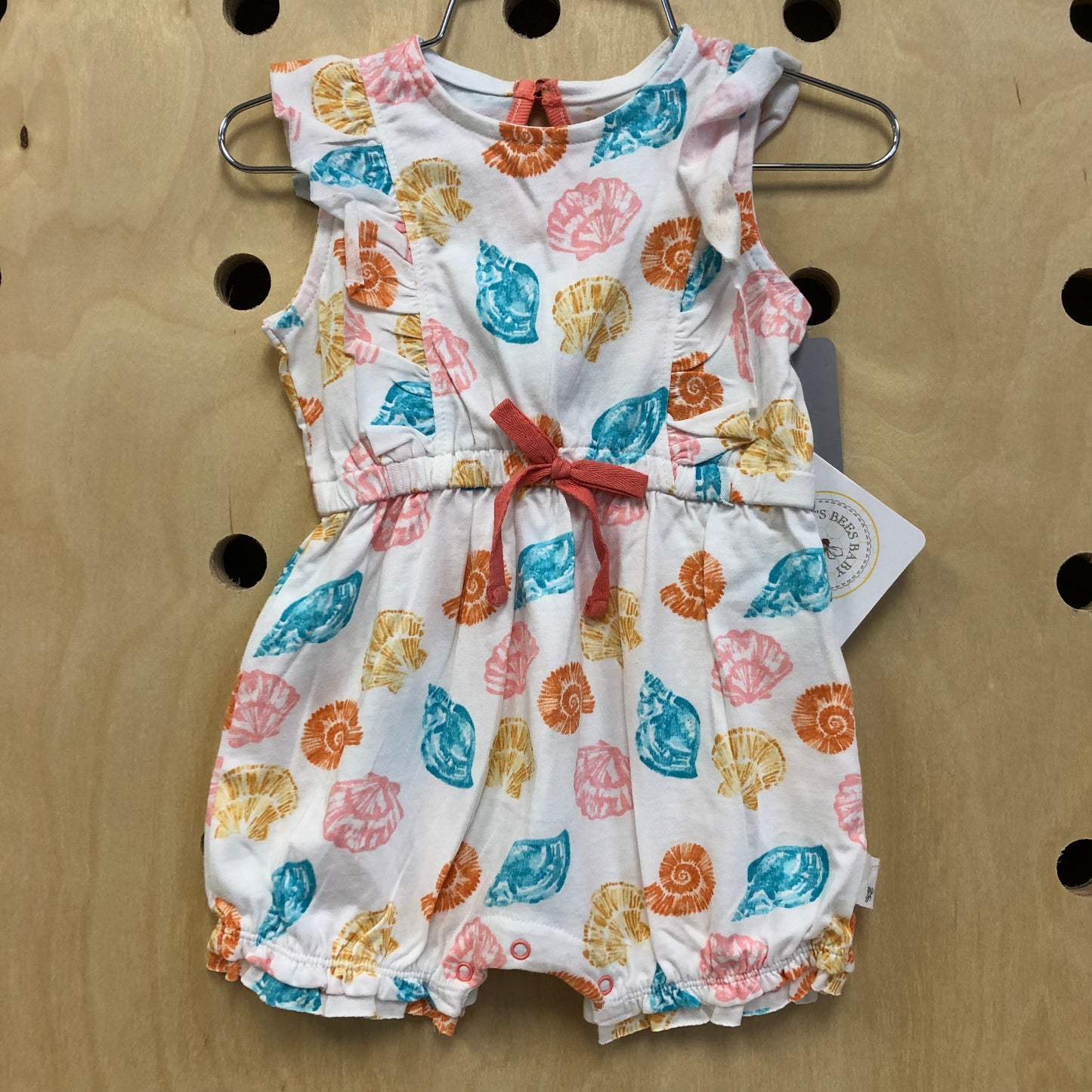 White Seashell Romper NEW!