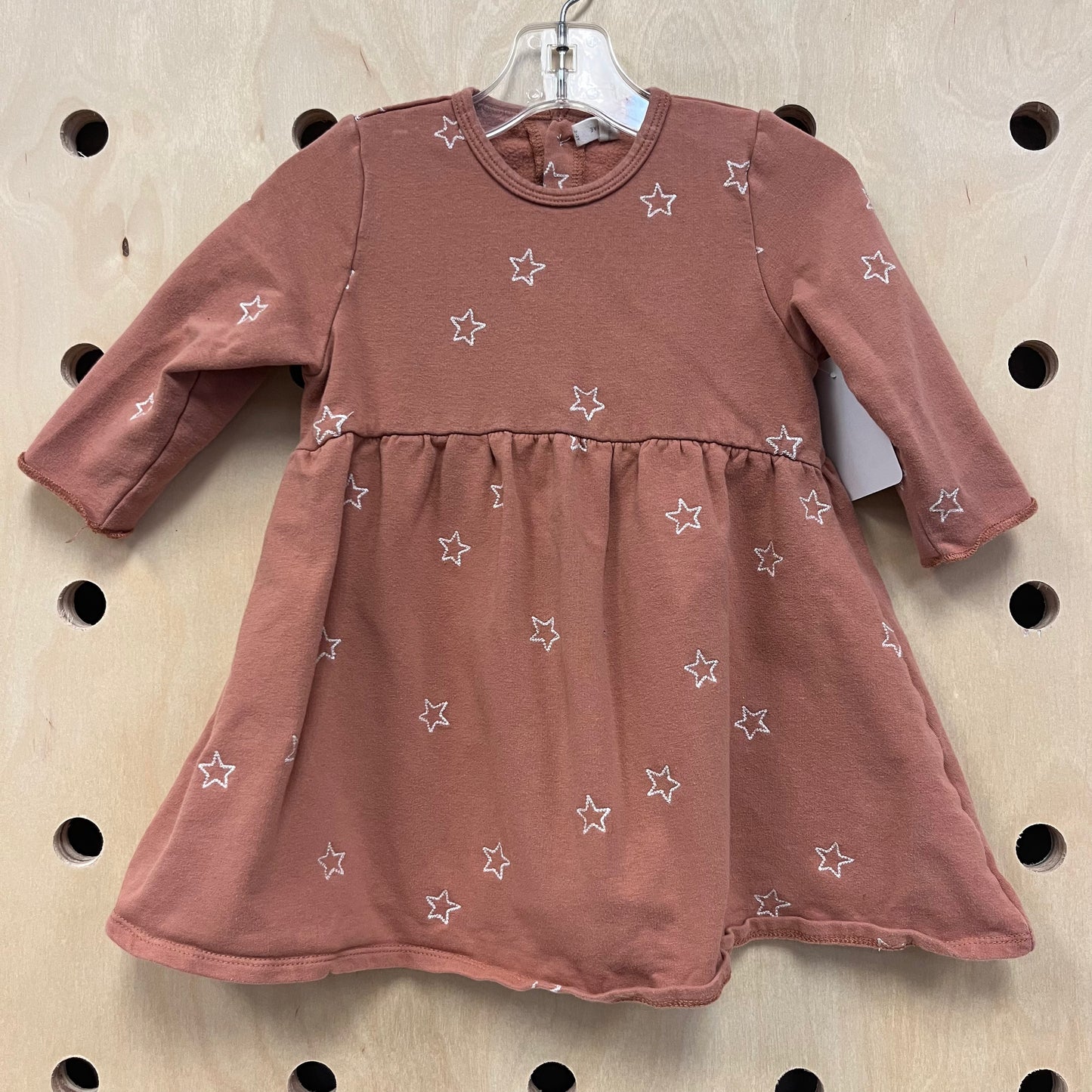 Terracotta Star LS Dress
