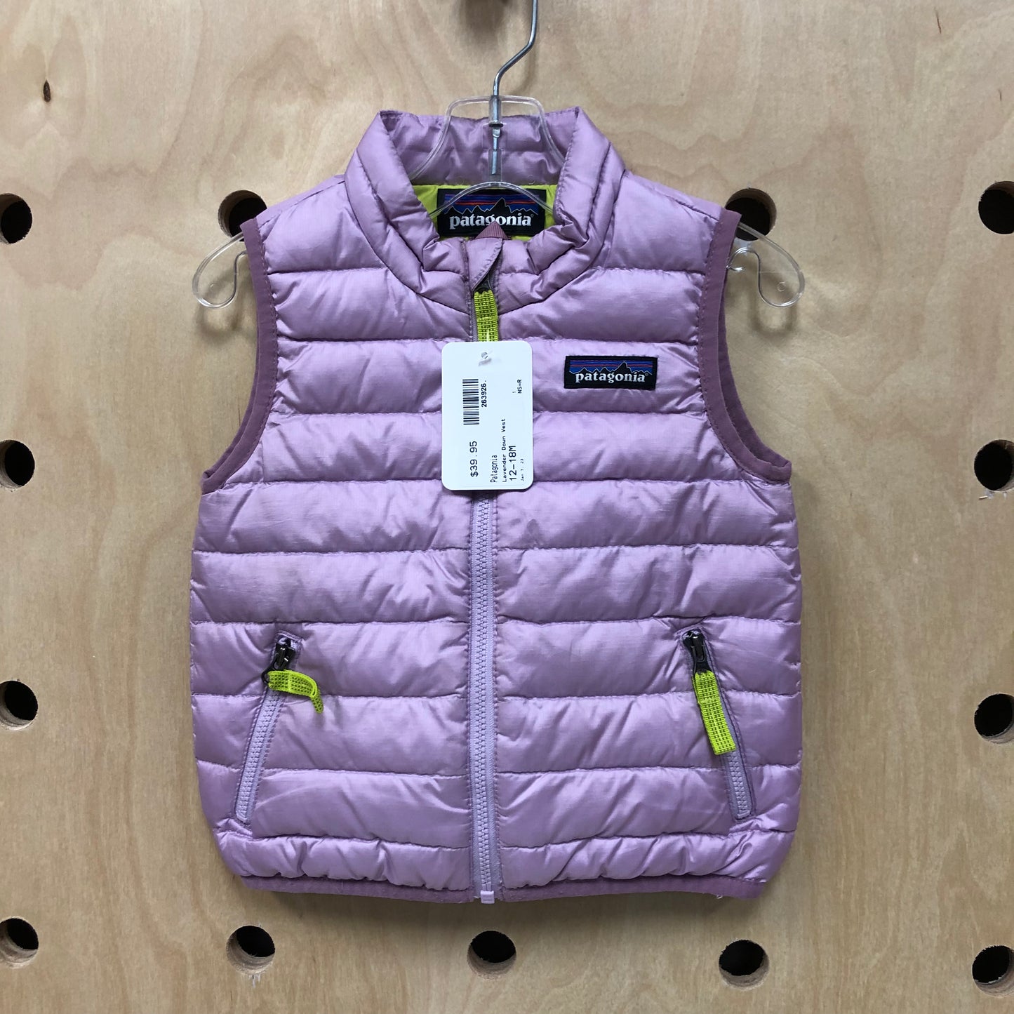 Lavender Down Vest