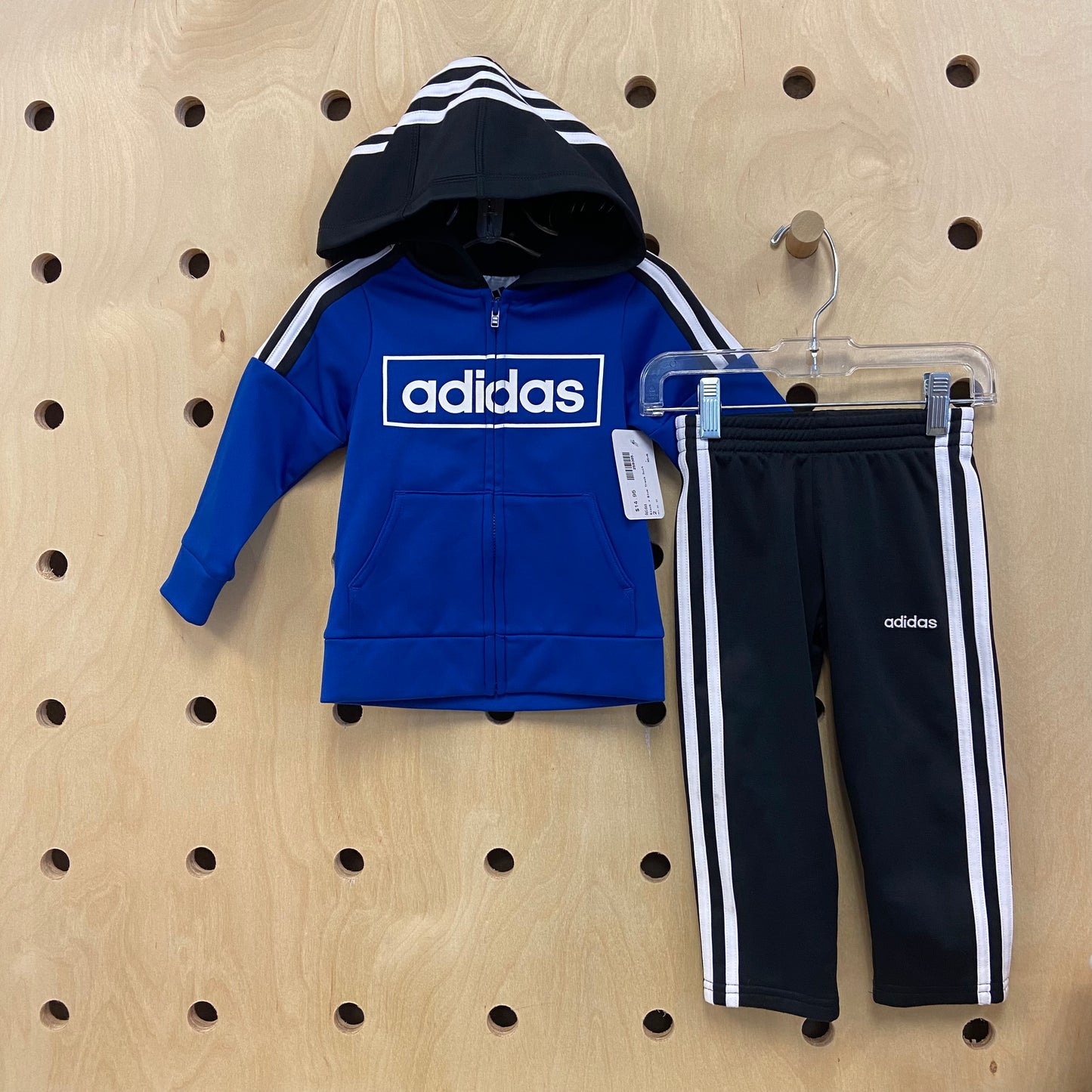 Black + Blue Track Suit