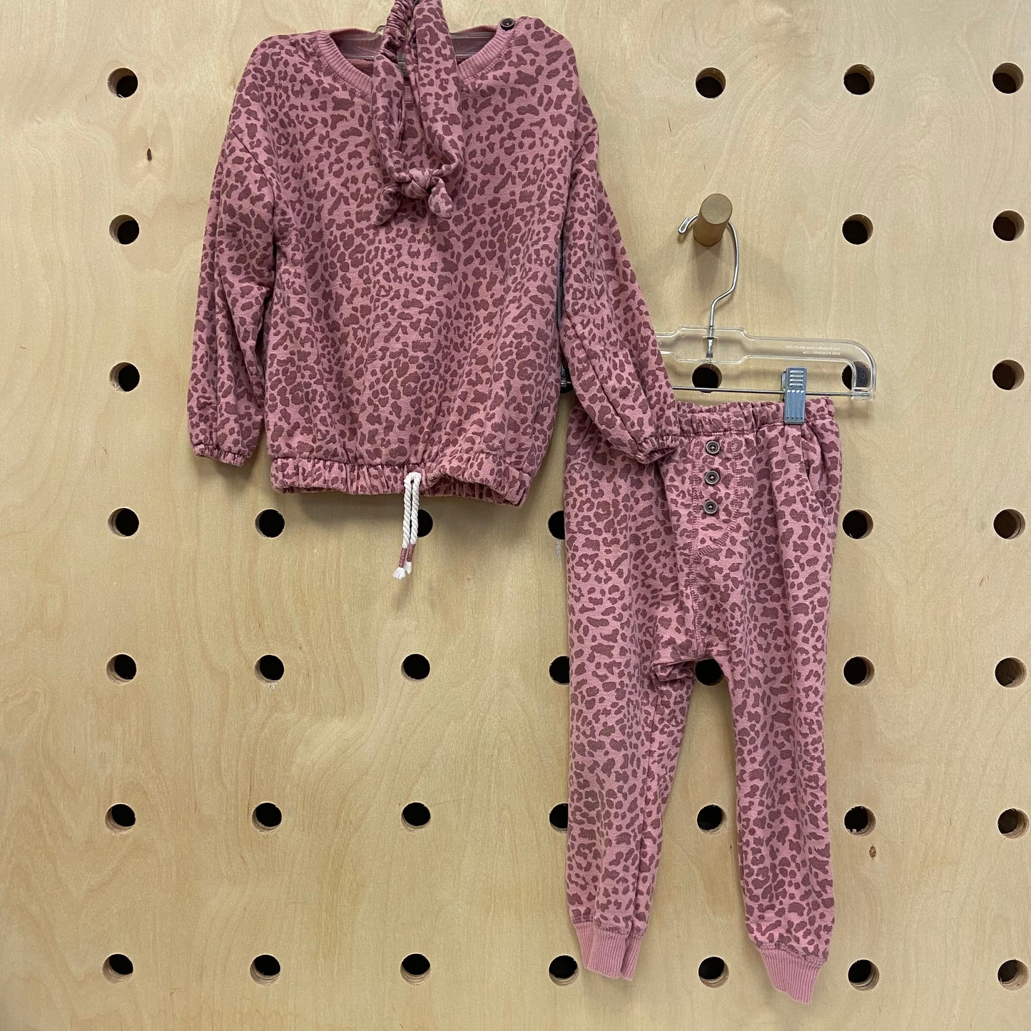 Pink Animal Print Outfit