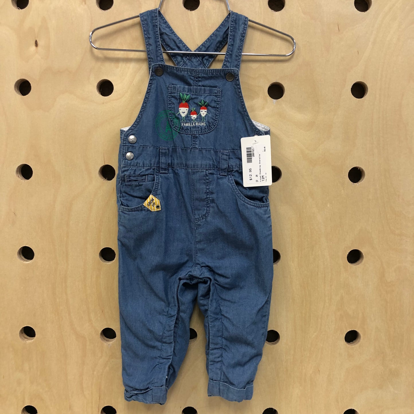 Lined Chambray Overalls