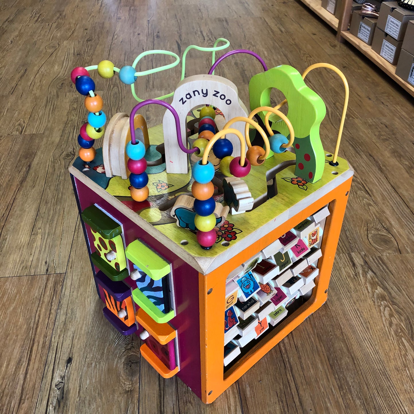 Zany Zoo Activity Cube