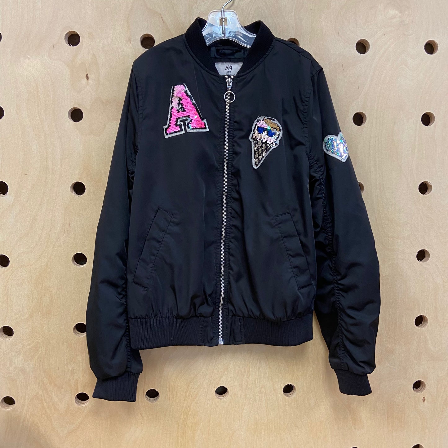 Black Flip Sequins Jacket