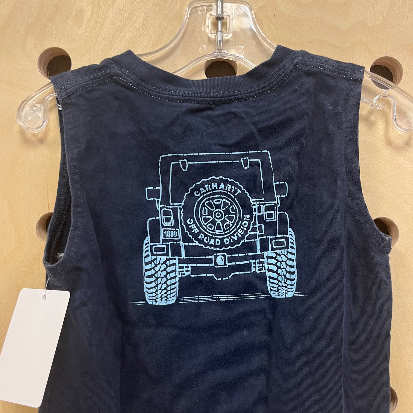 Navy Jeep Muscle Tank