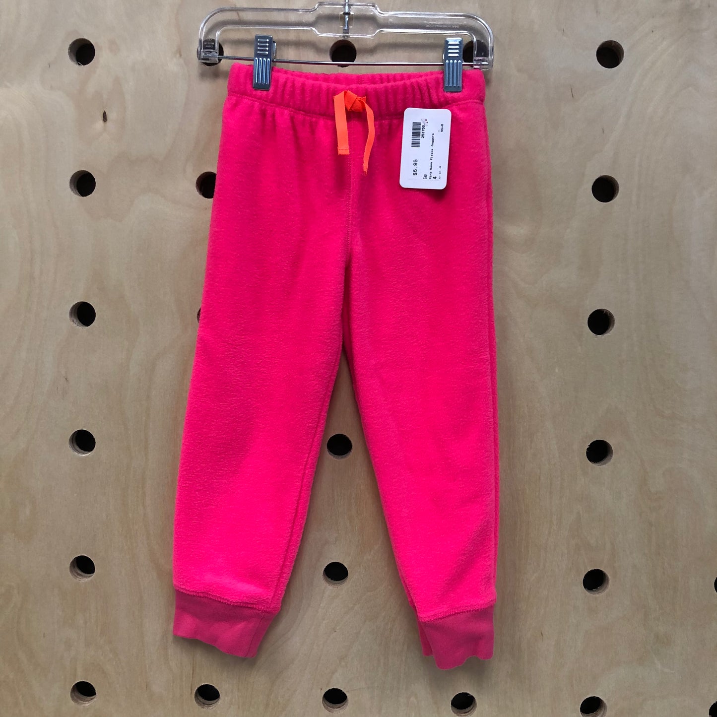 Pink Neon Fleece Joggers