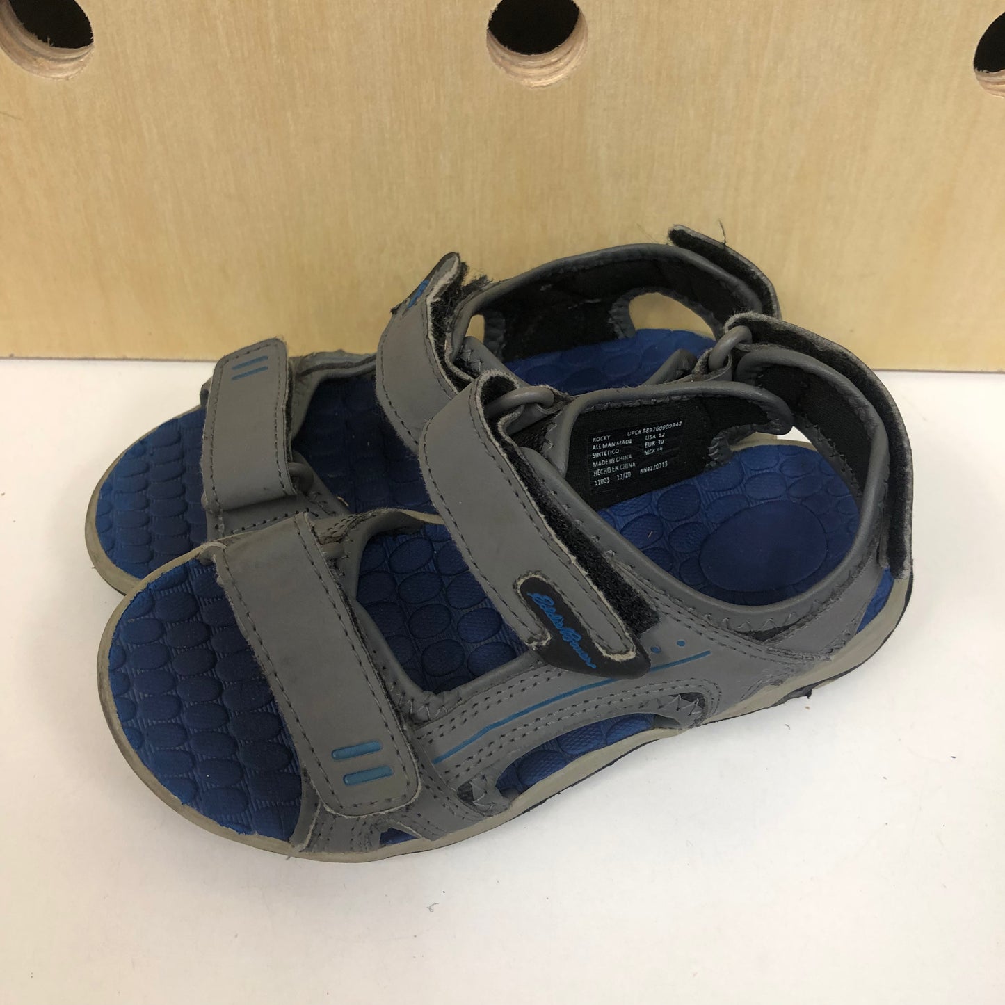 Grey Velcro Sandals