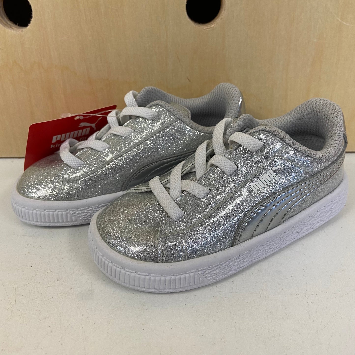 Silver Glitter Sneakers NEW!