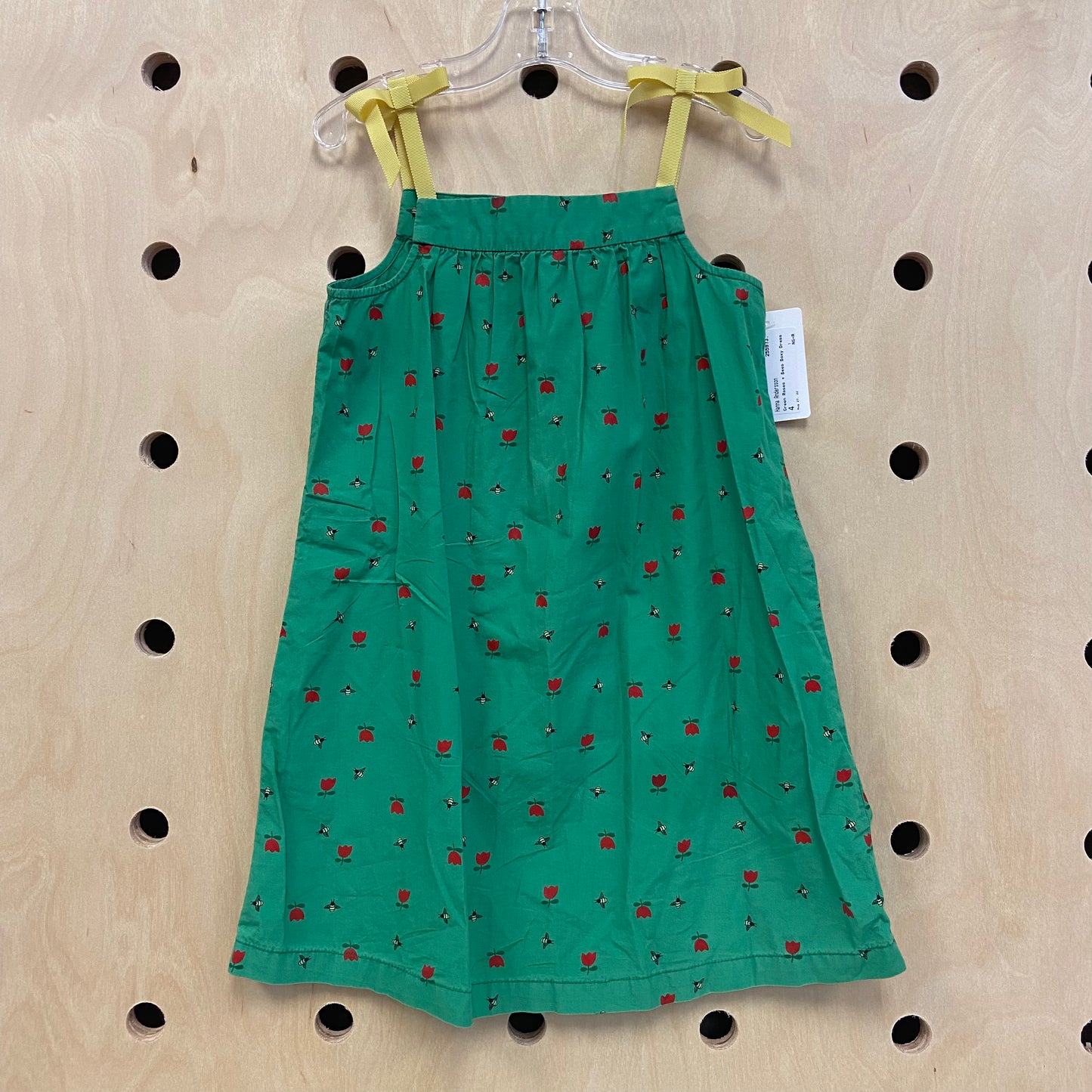 Green Roses + Bees Boxy Dress