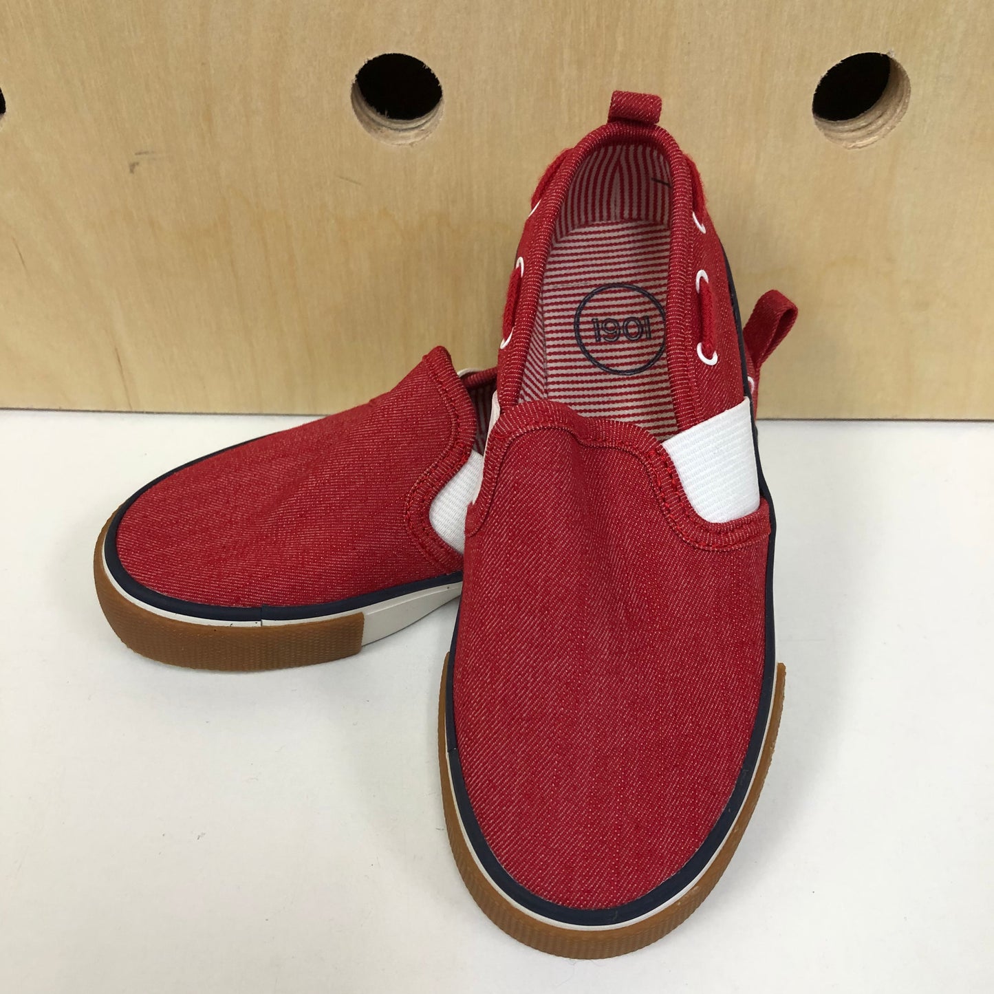 Red Slip Ons NEW!