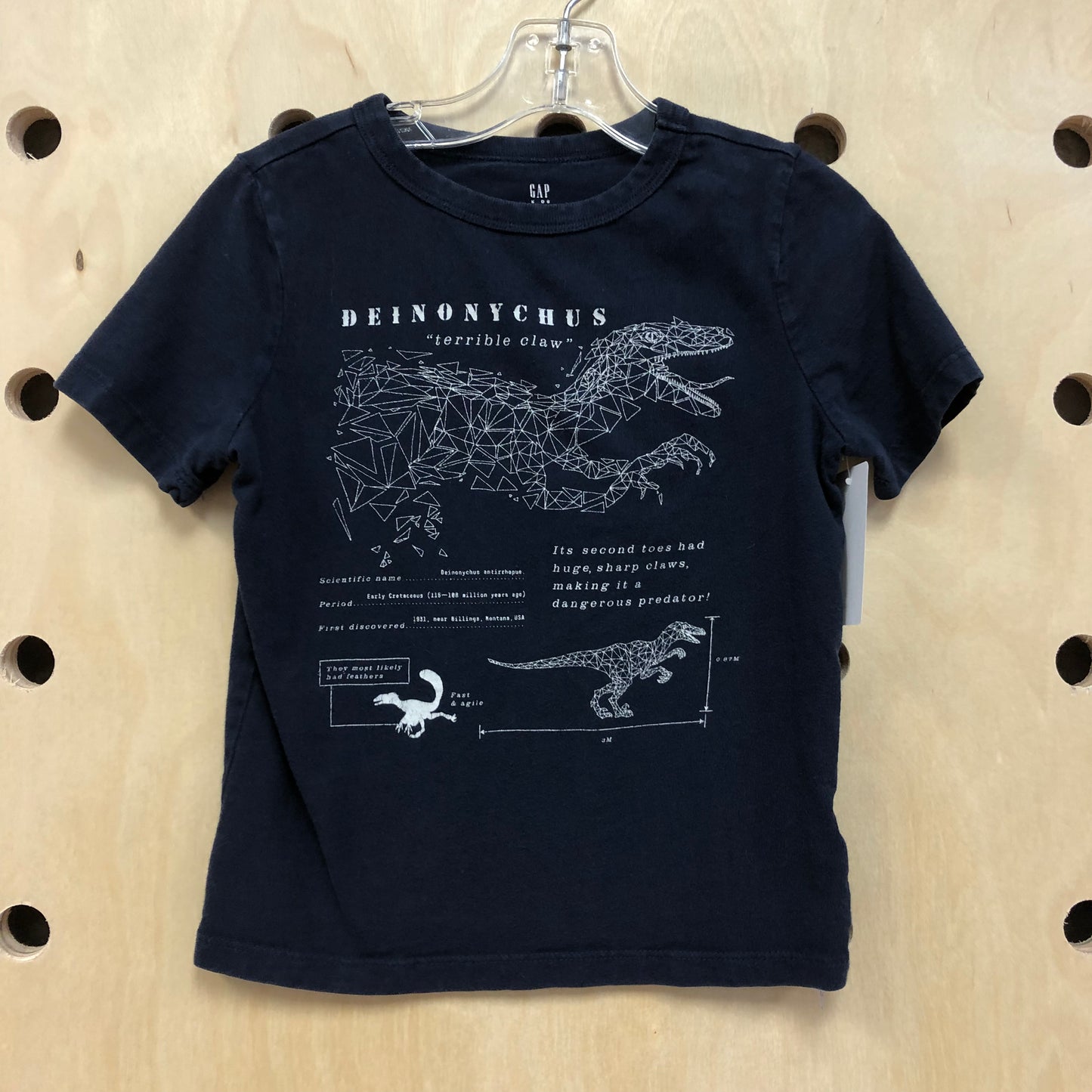 Navy Deinonychus Tee