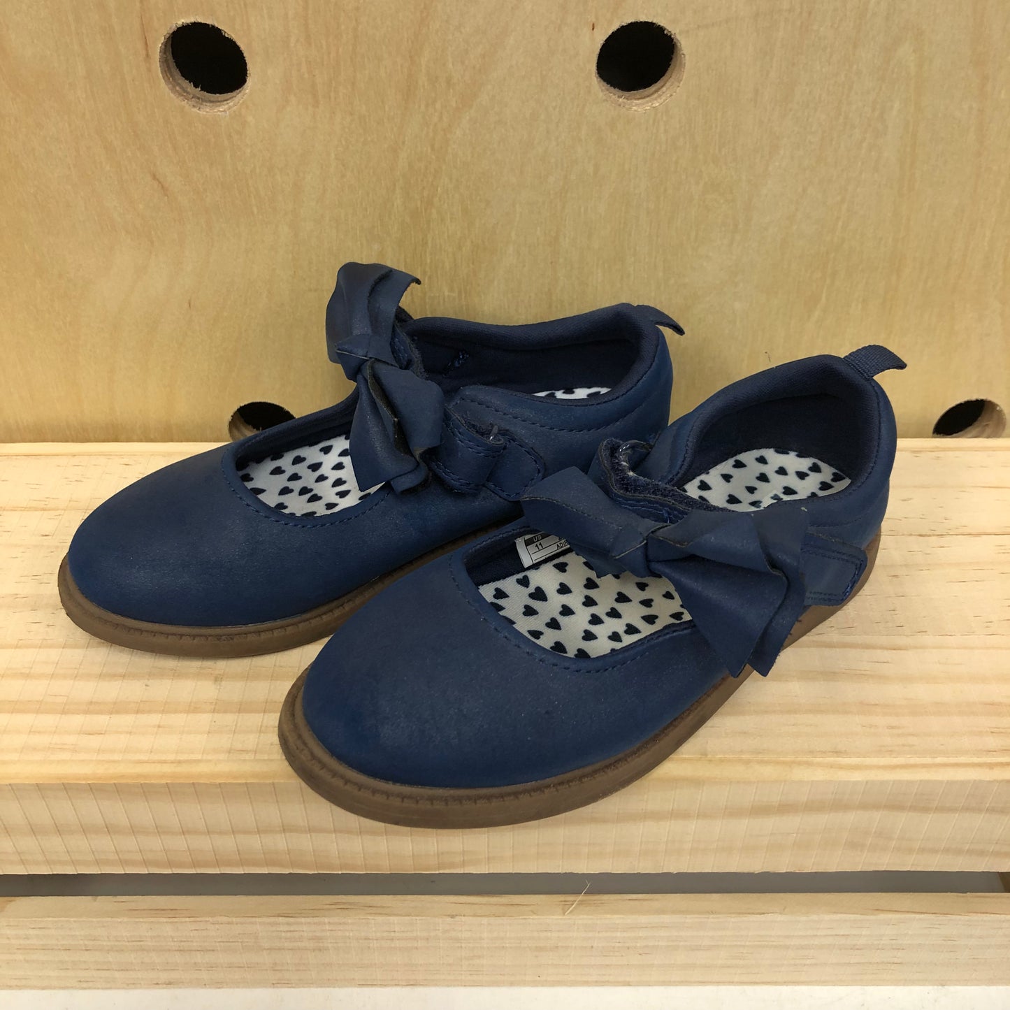 Blue Bow Mary Janes