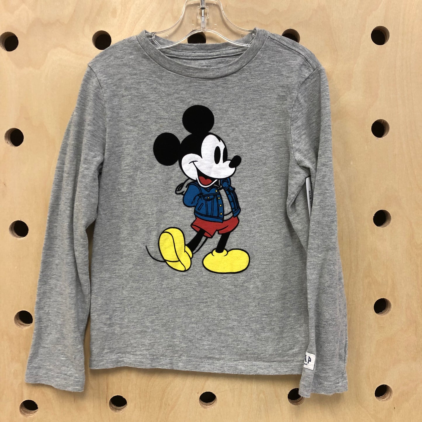Grey Velvet Mickey Tee