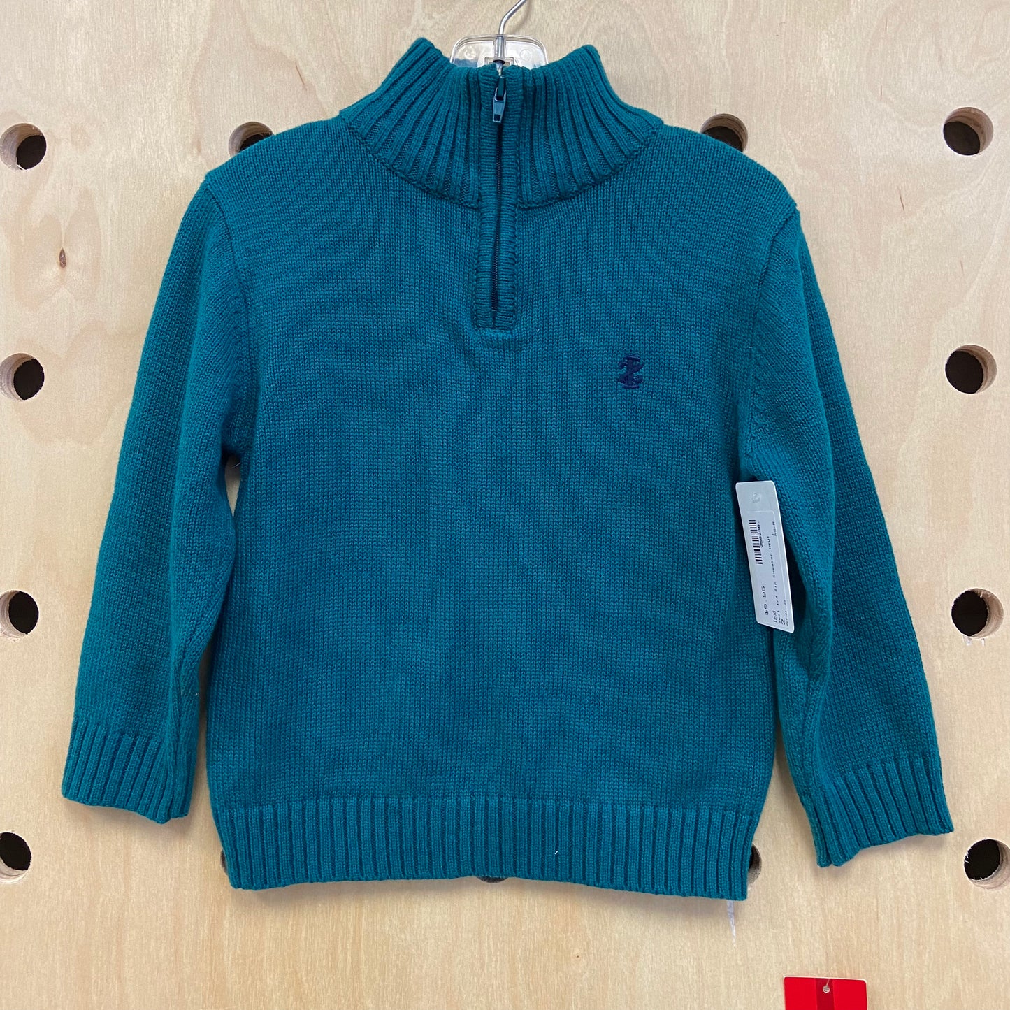 Teal 1/4 Zip Sweater NEW!