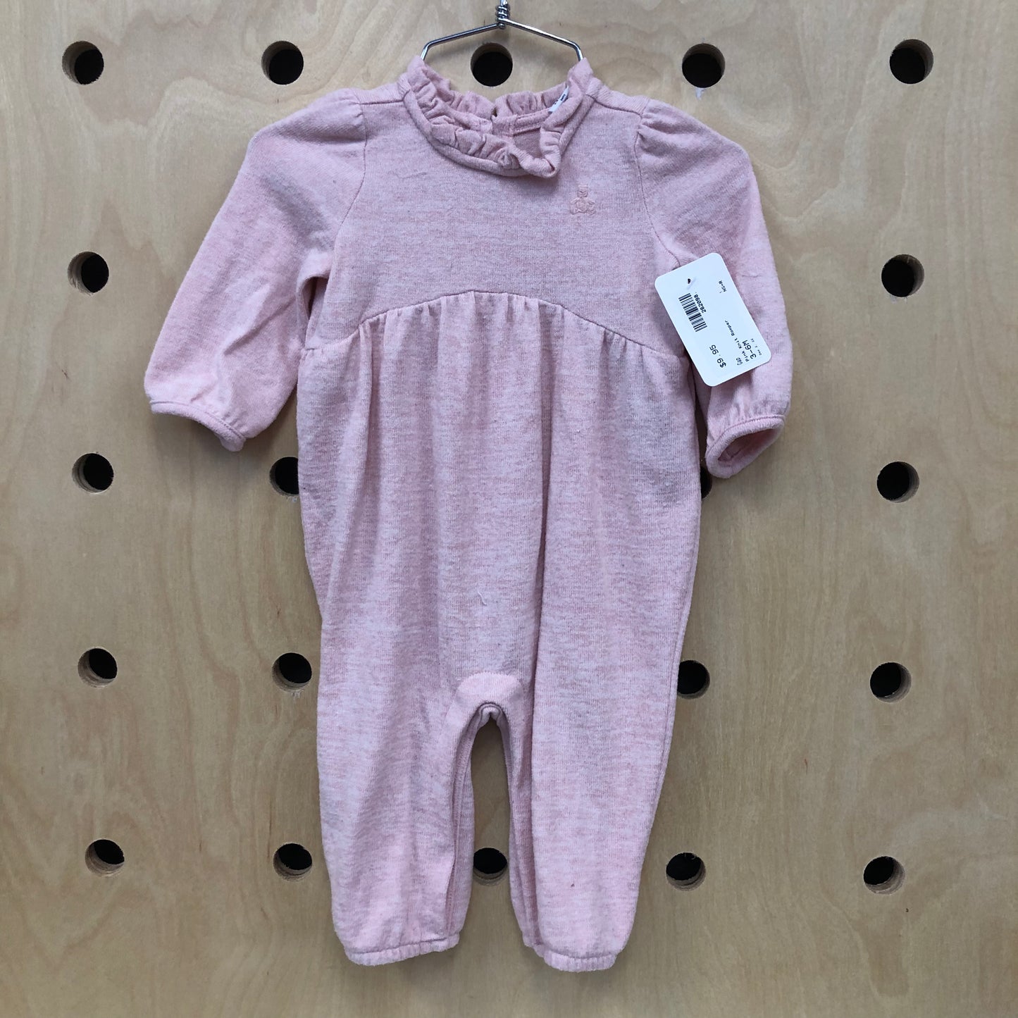 Pink Knit Romper