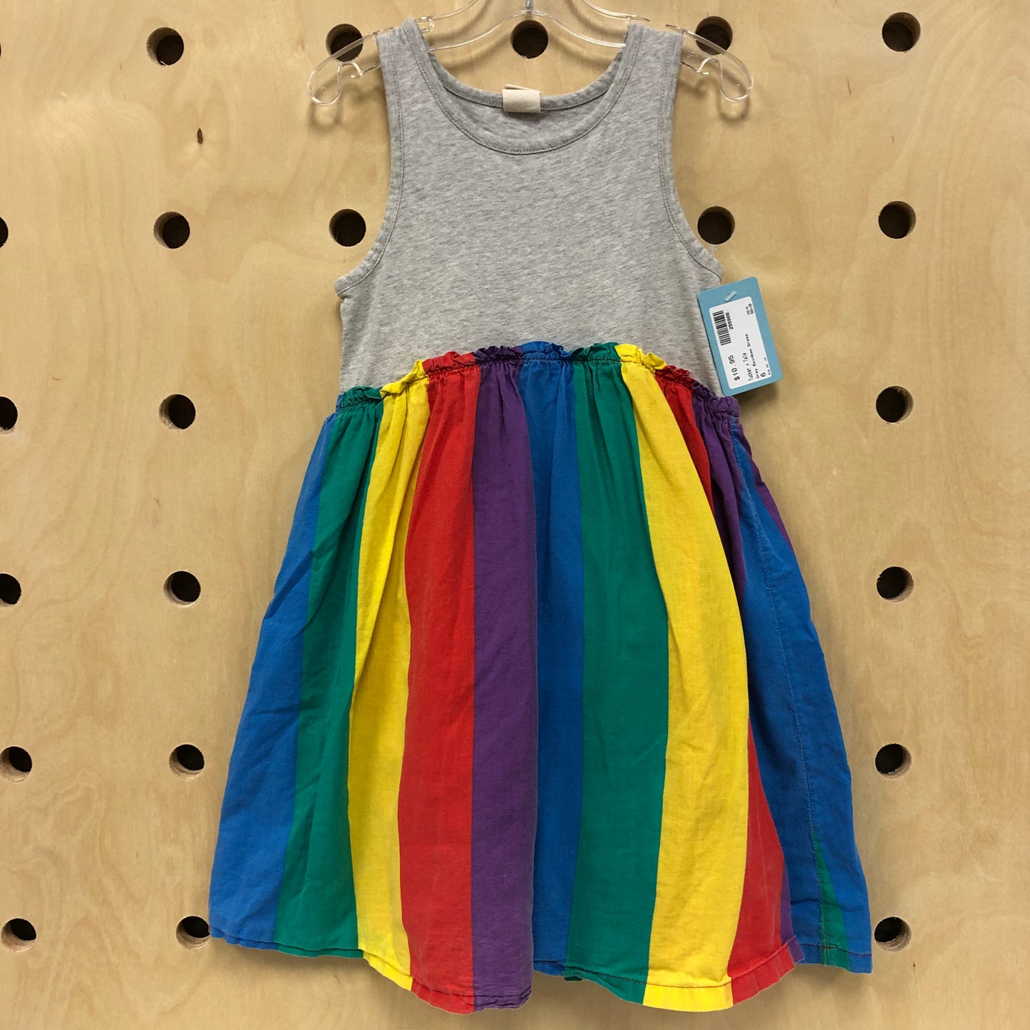 Grey Rainbow Dress