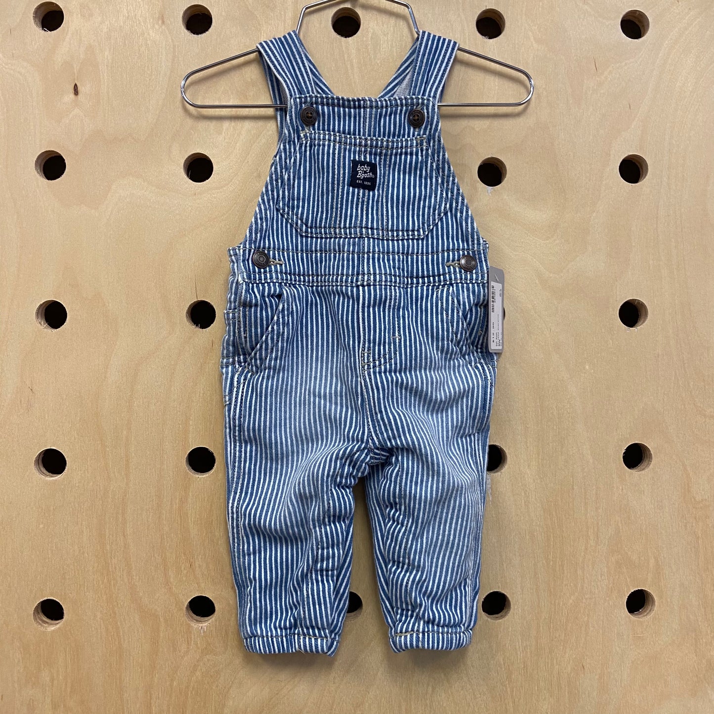 Striped Overalls