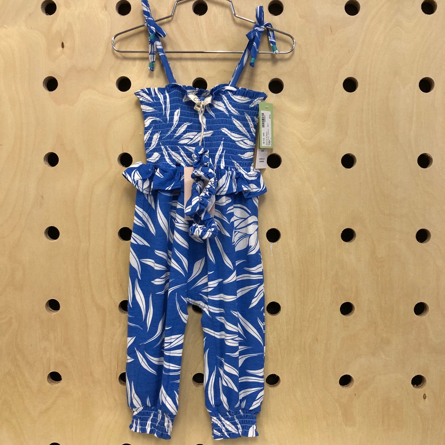 Blue Leaf Romper w/ Headband NEW!