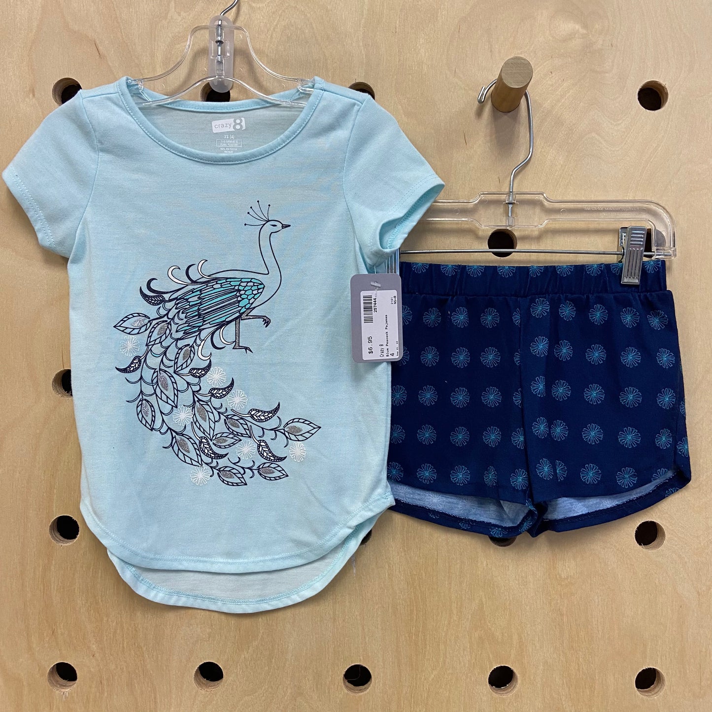 Blue Peacock Pajamas