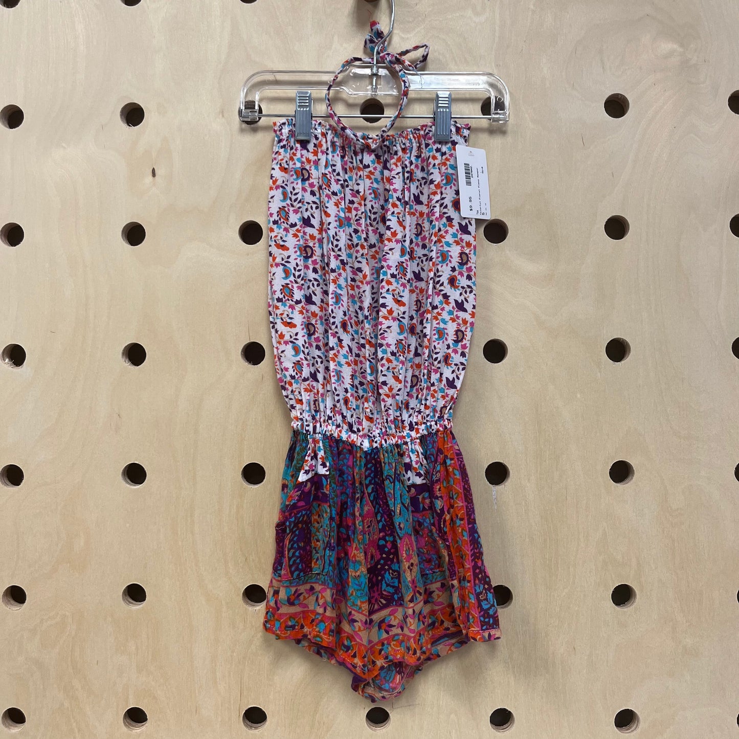 Colorful Floral Flowy Romper