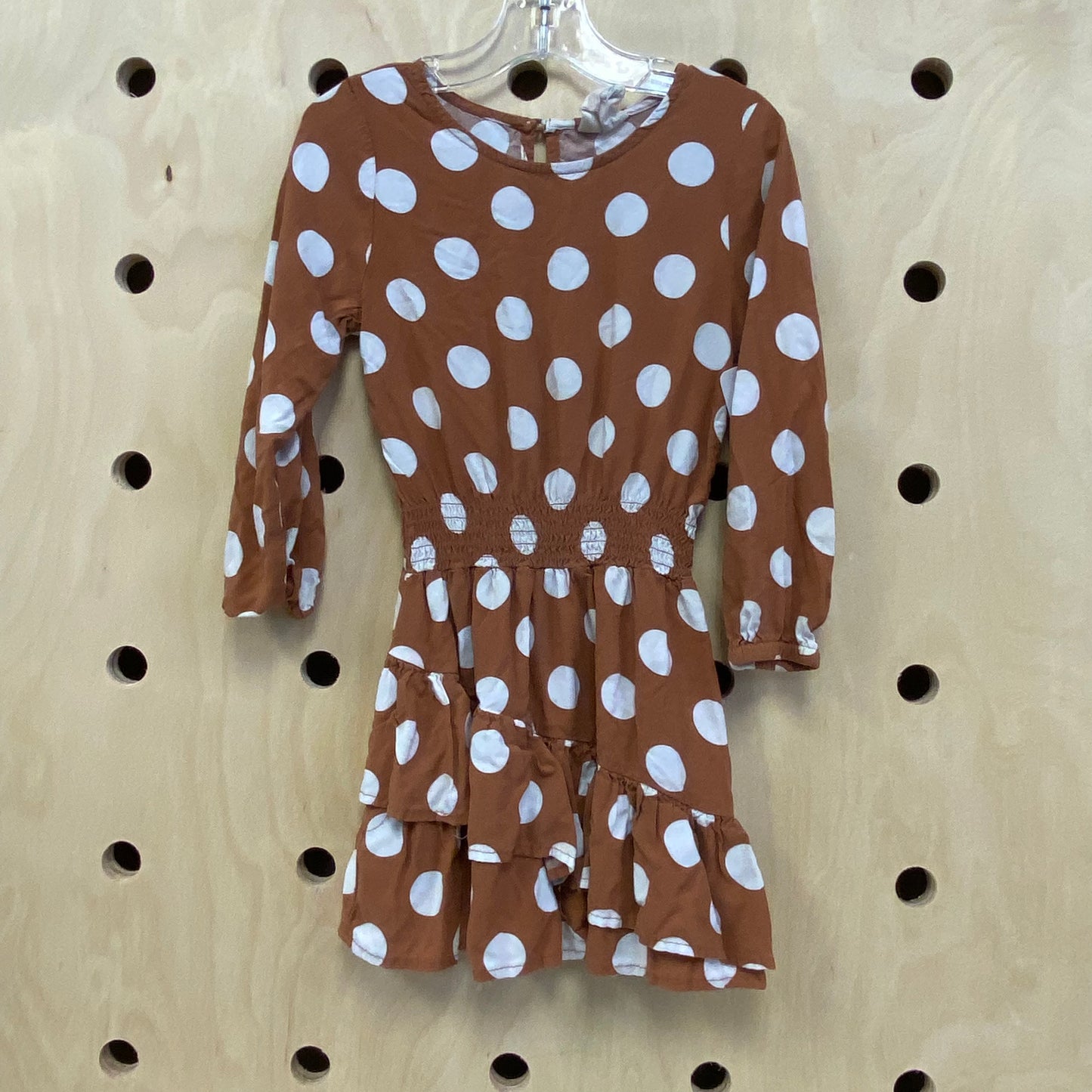 Terracota Polkadot LS Dress