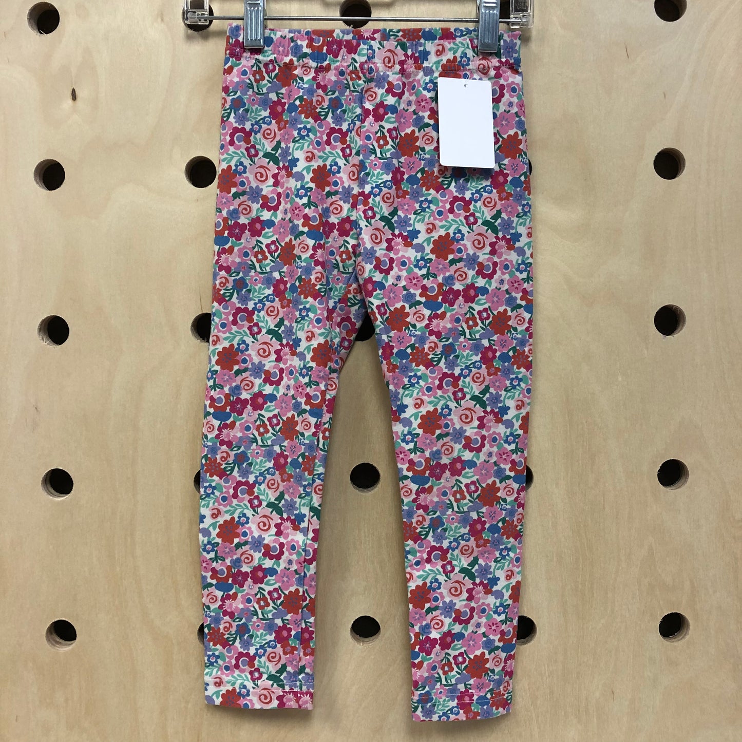 Pink Floral Leggings