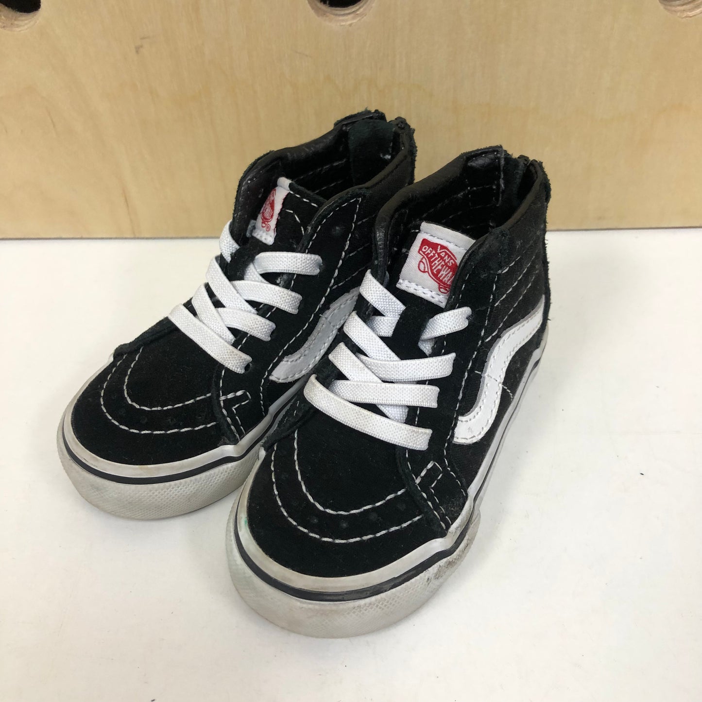 Black + White Hi Tops