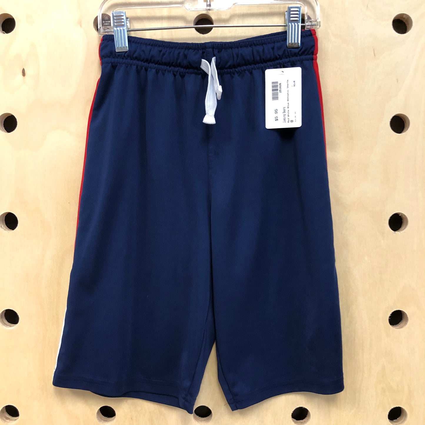 Red White Blue Athletic Shorts