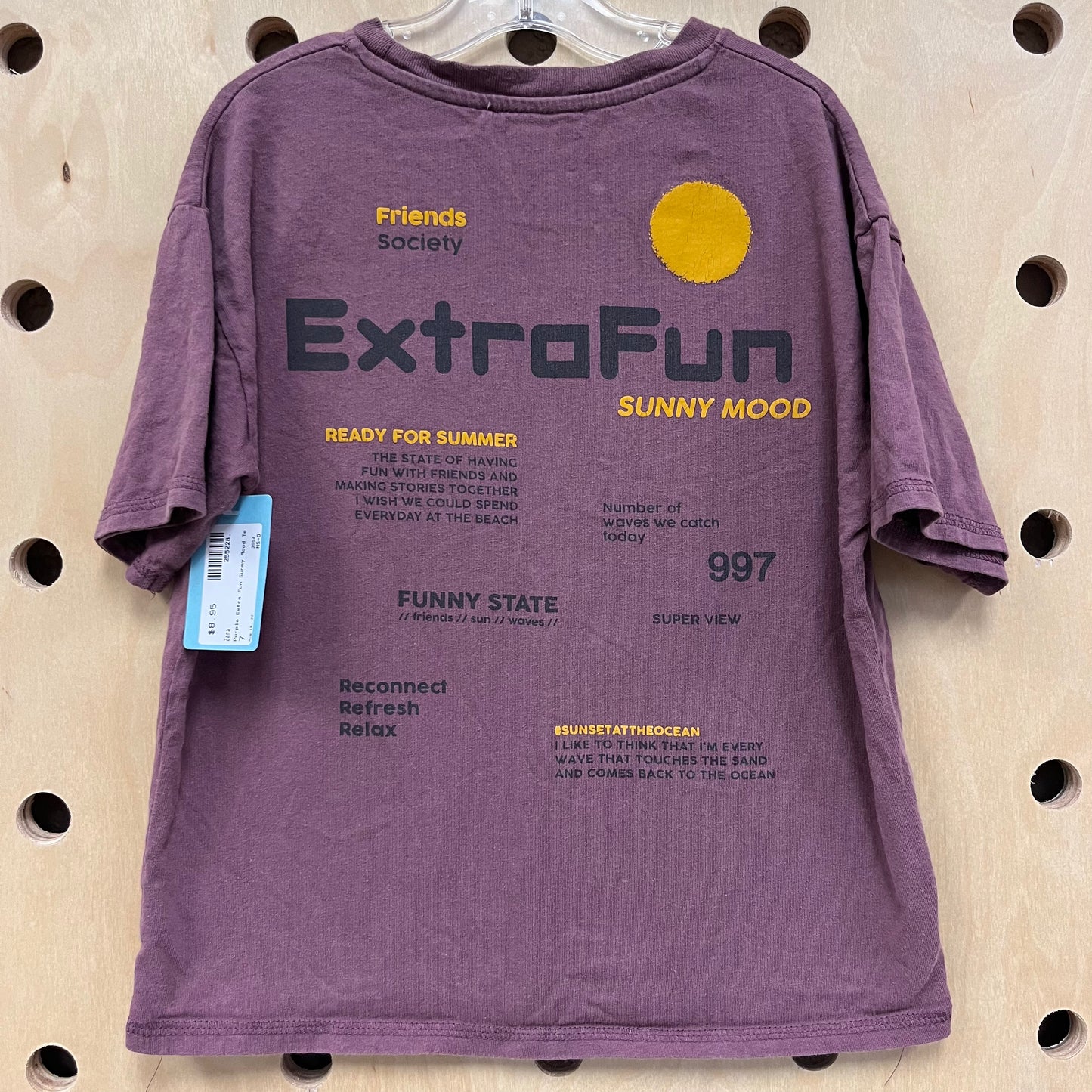 Purple Extra Fun Sunny Mood Tee