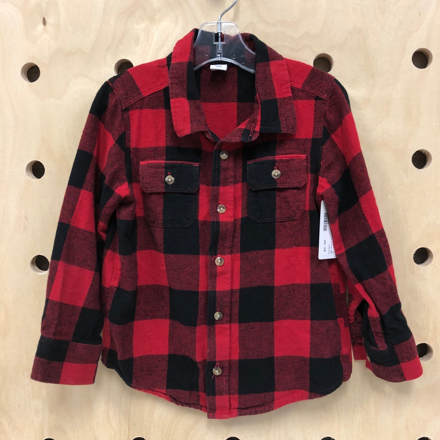 RED+Black Plaid Flannel