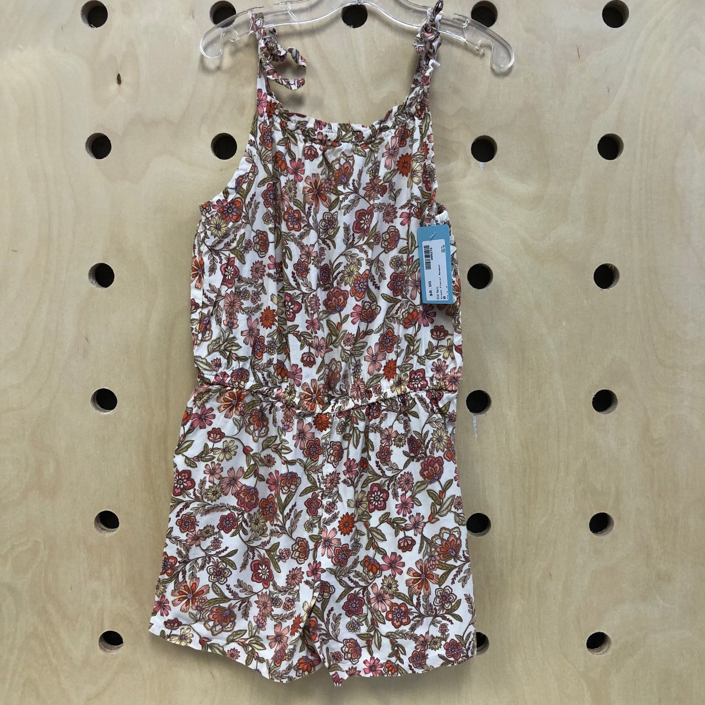 Cream Floral Romper