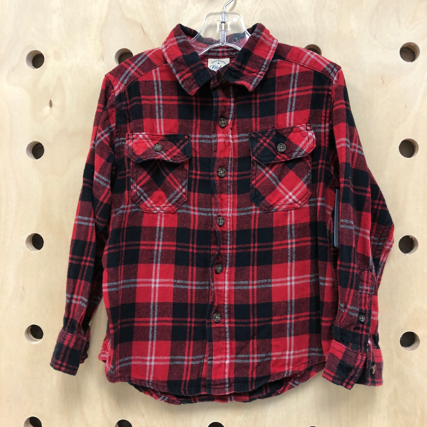 Red + Black Plaid Flanned