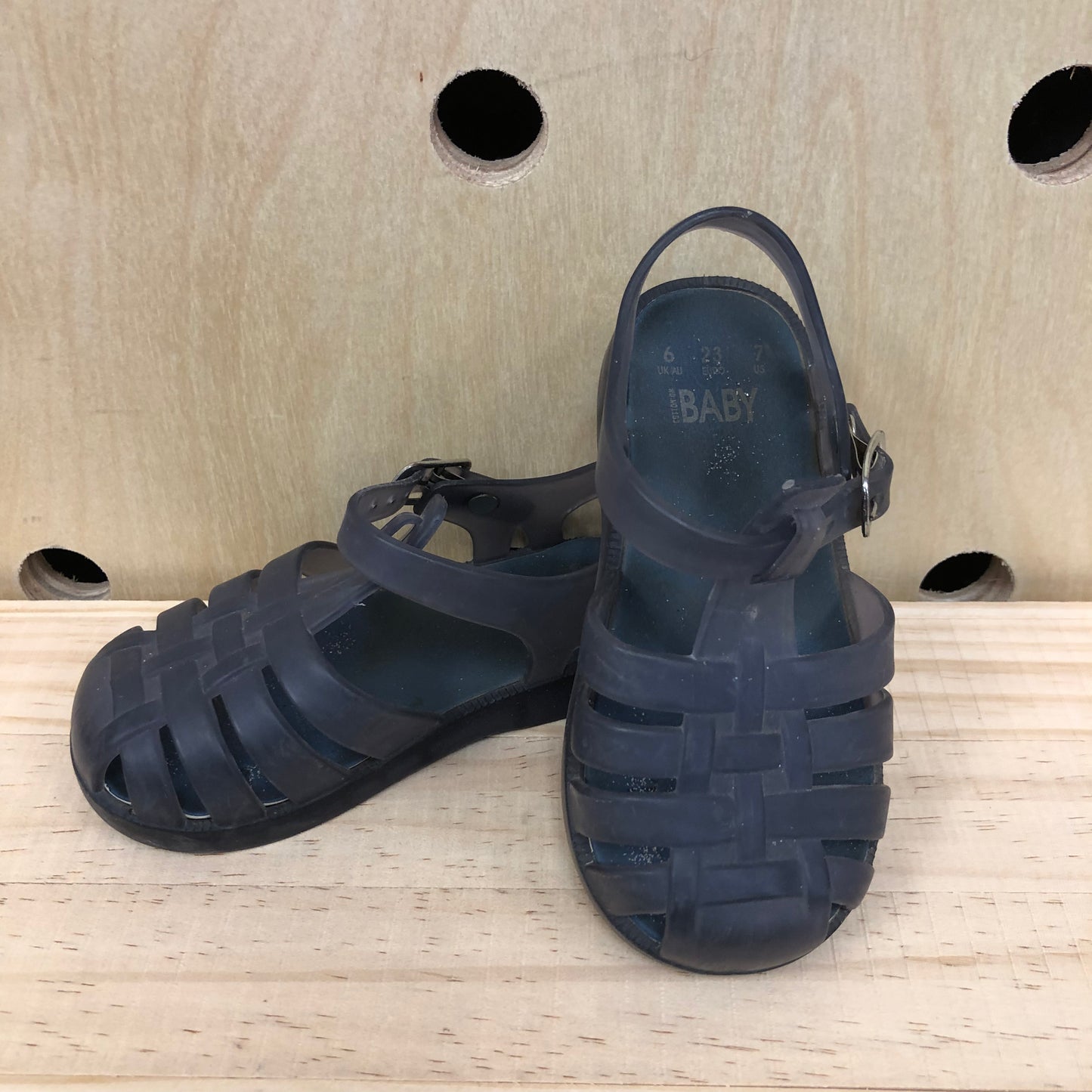 Grey Rubber Sandals