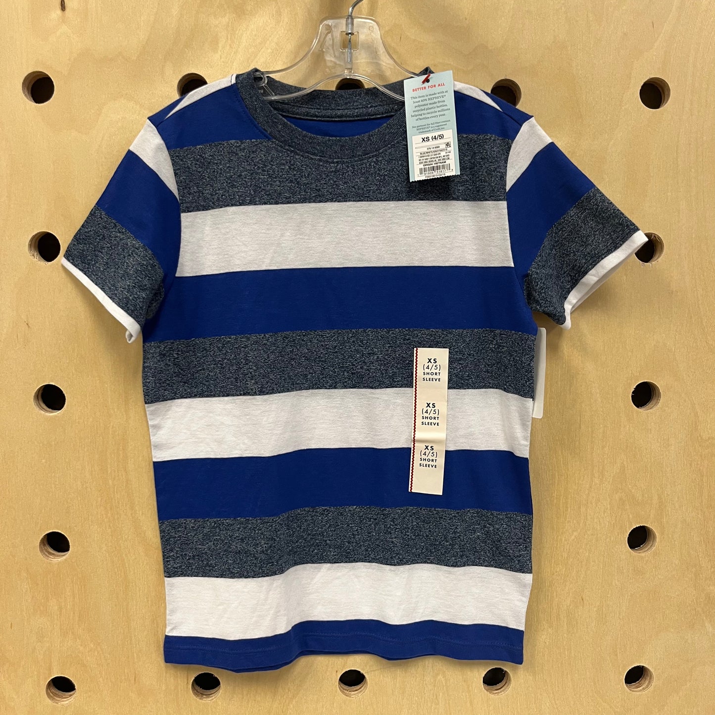 Blue+White Striped Tee NEW!