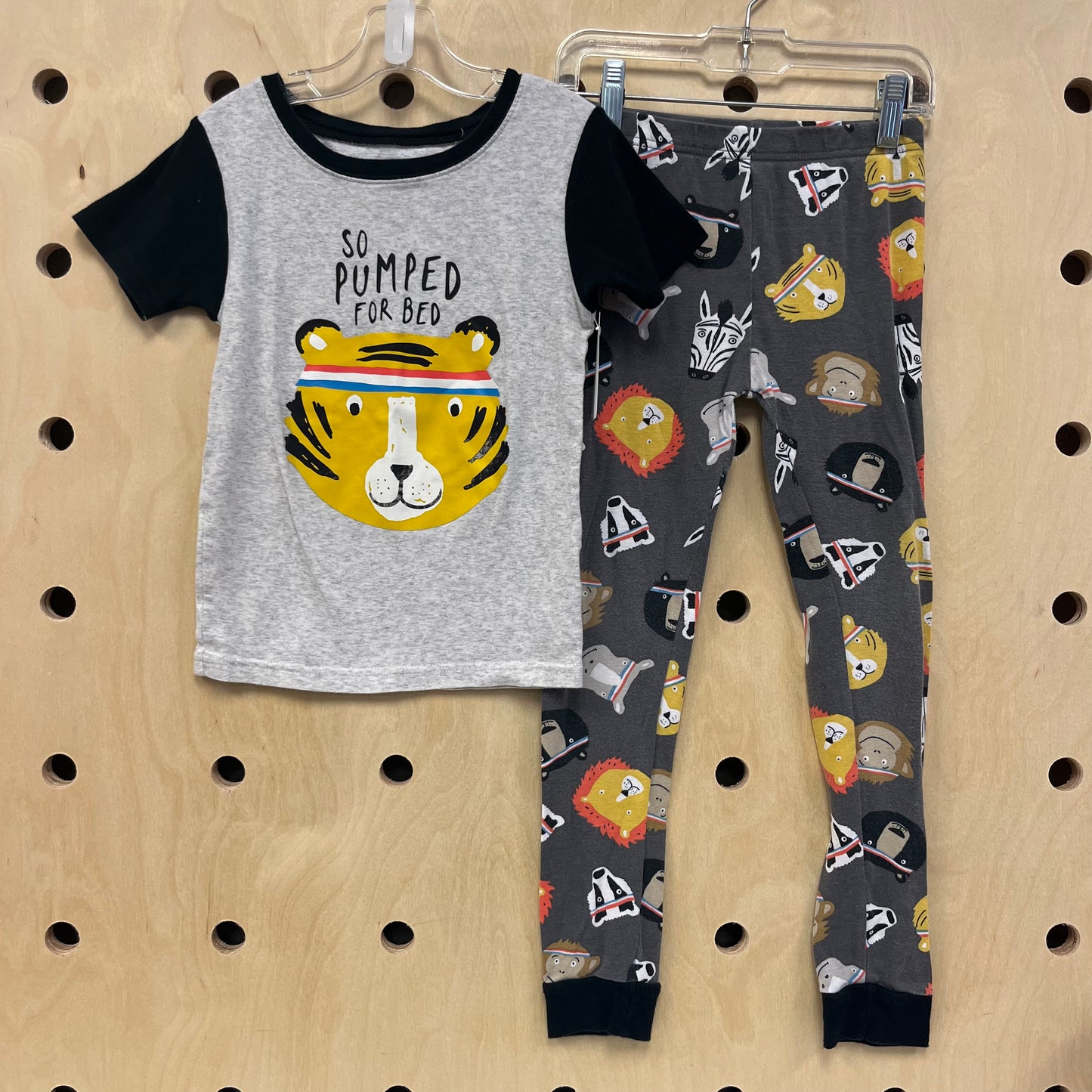 Pumped for Bed Tiger Pajamas