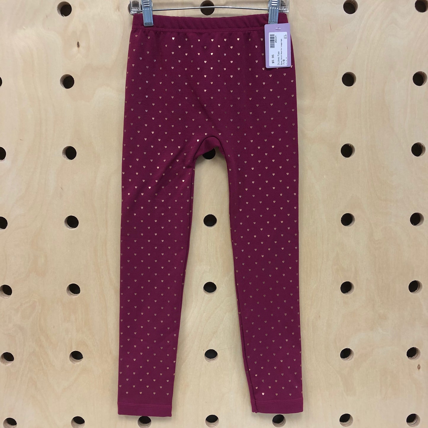 Rose Gold Hearts Leggings