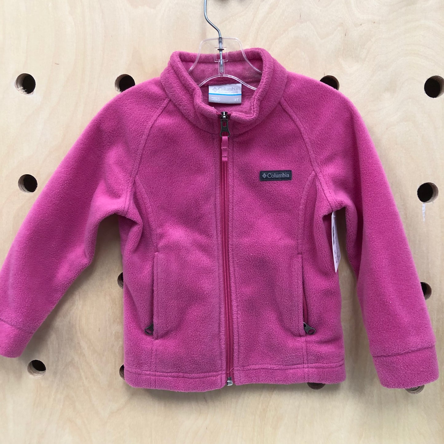 Pink Fleece Zip Up
