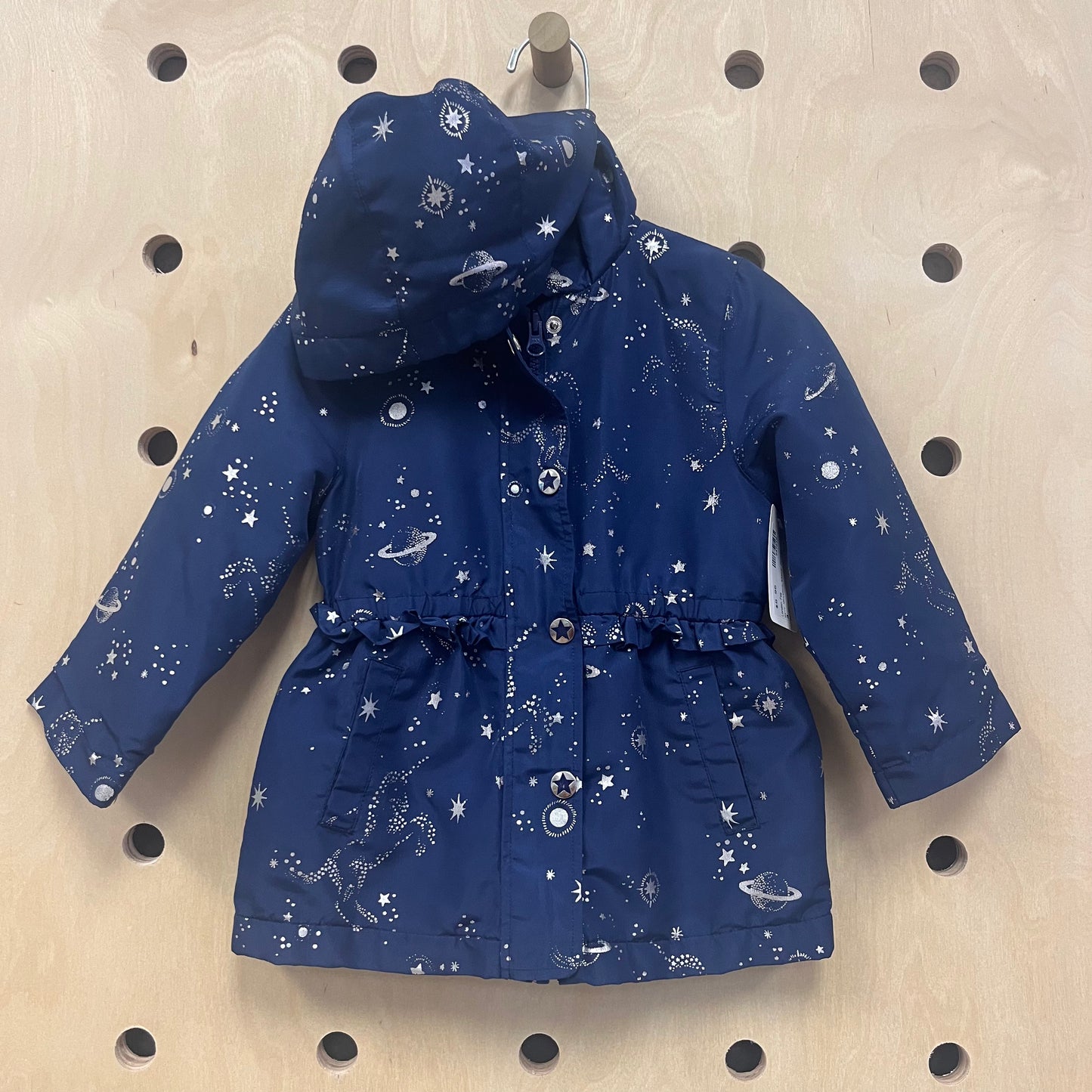 Navy Unicorn Stars Jacket