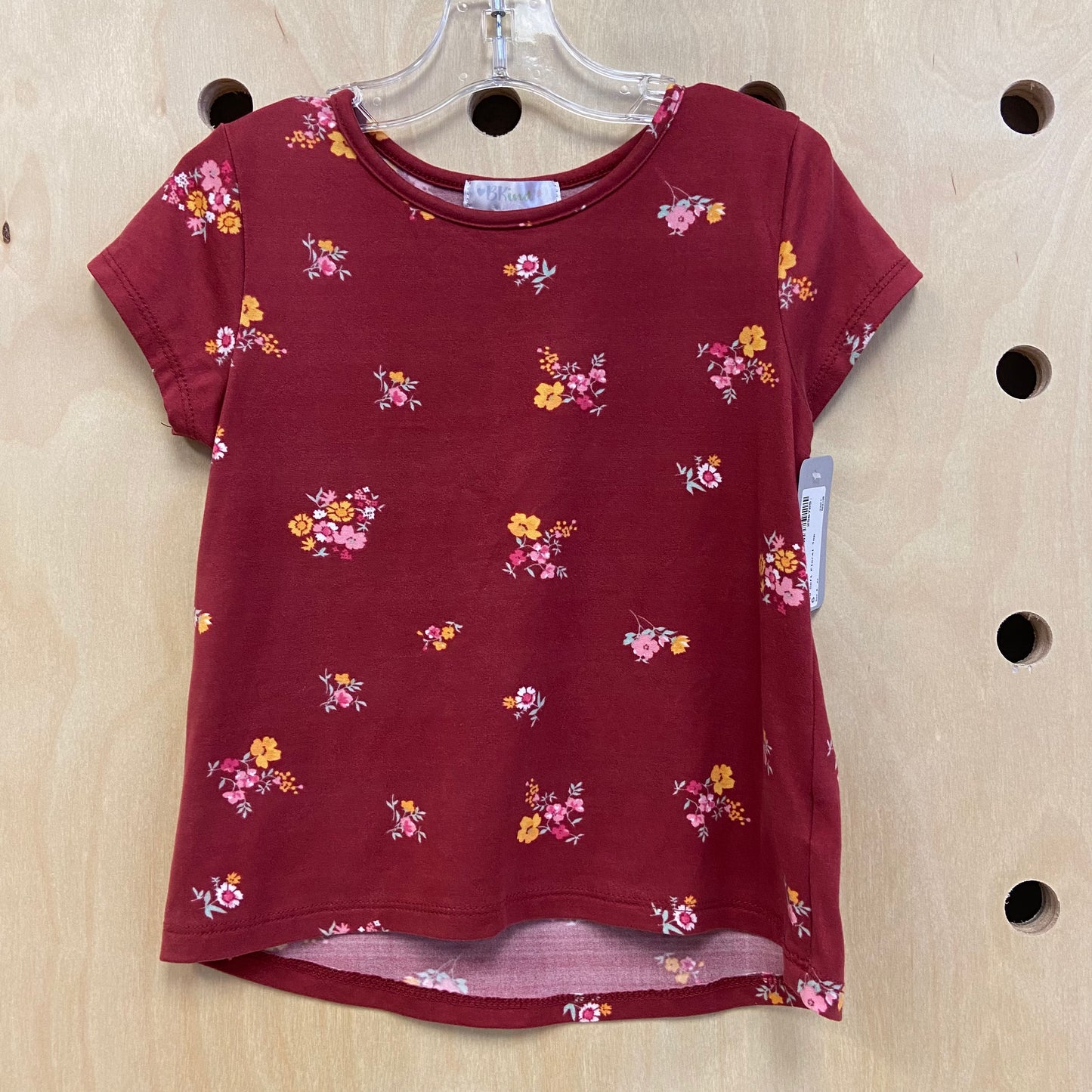 Red Soft Floral Top