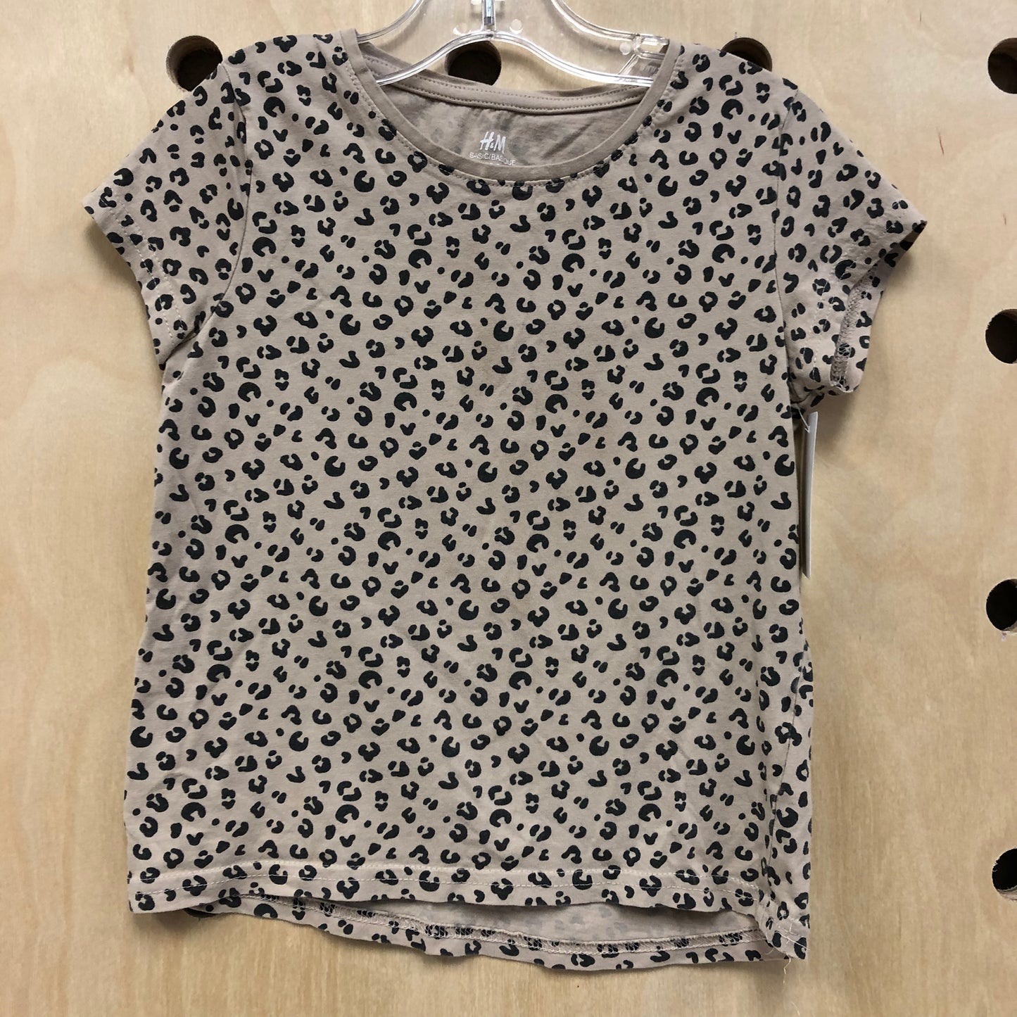 Tan Leopard Print Tee